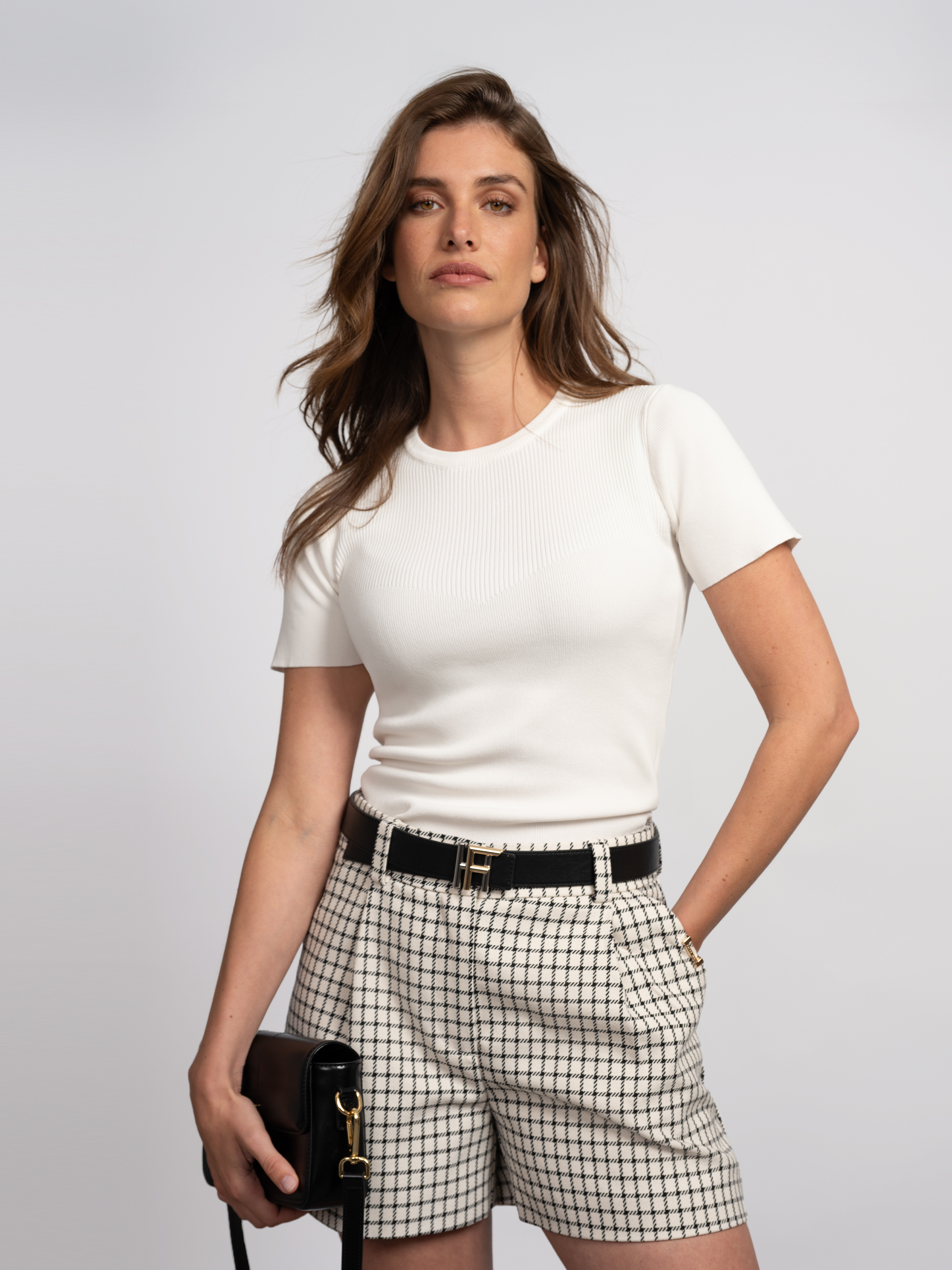 Geruite shorts