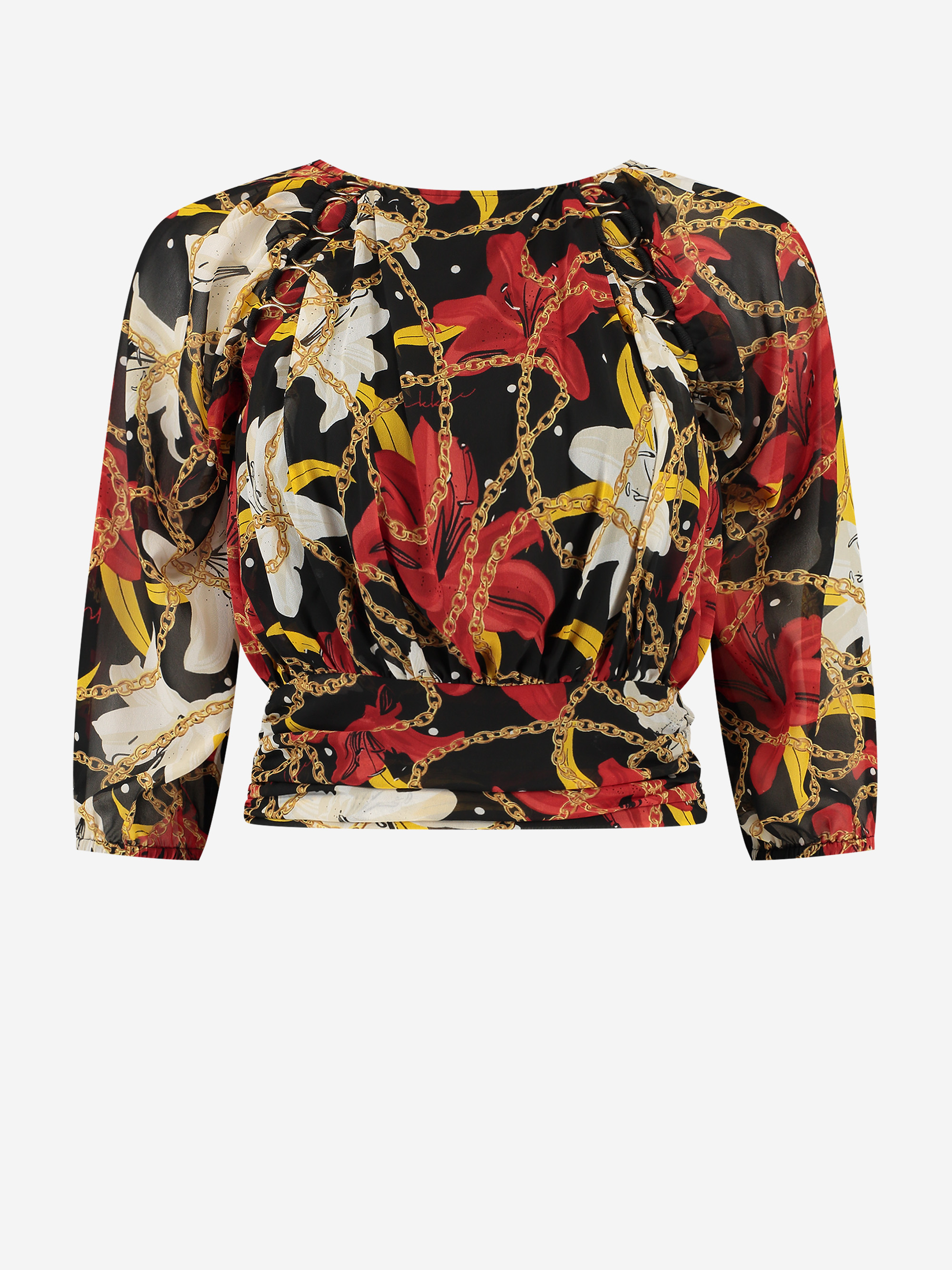 Top met graphic print