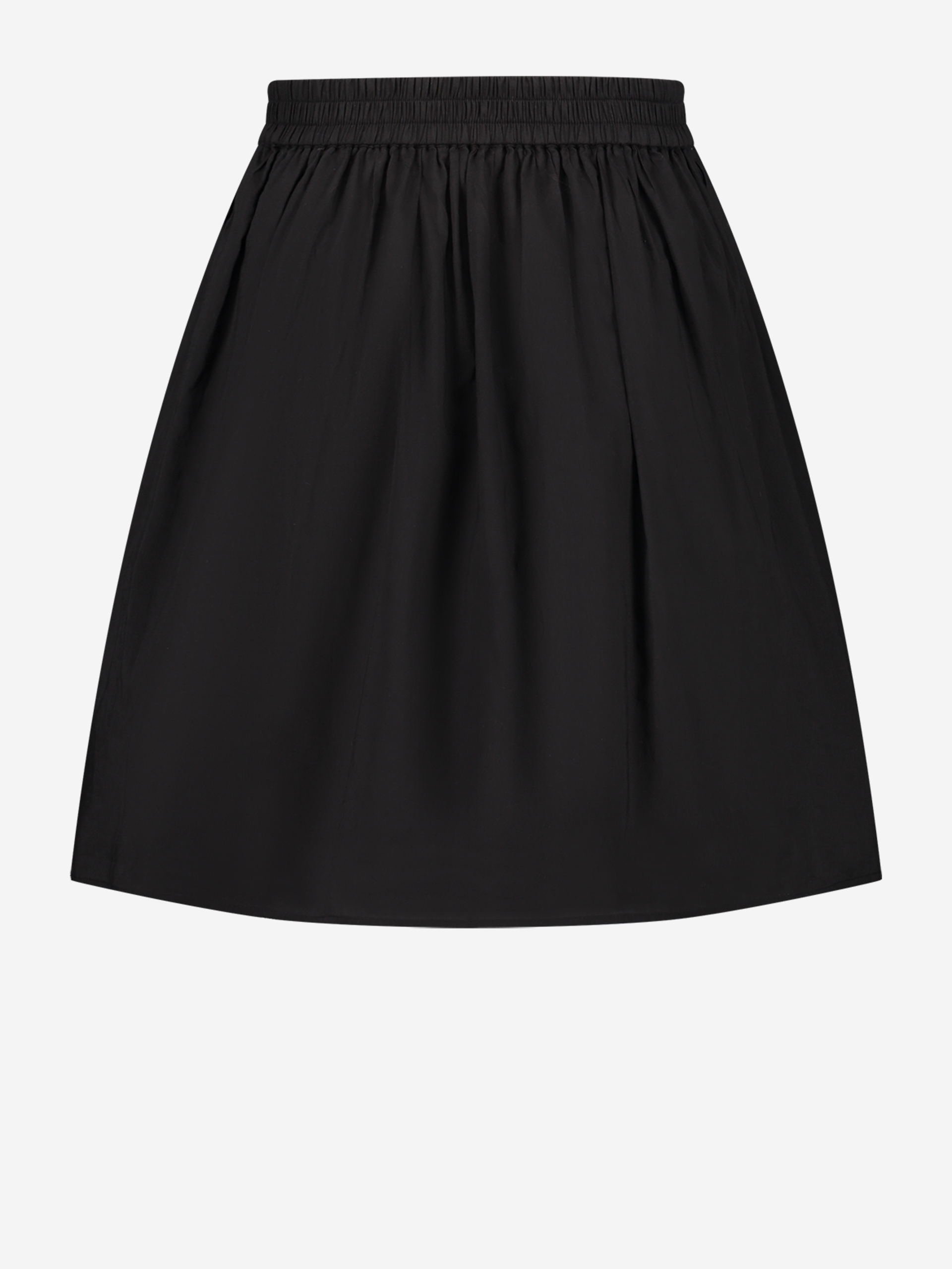 A-line skirt with elastic waistband