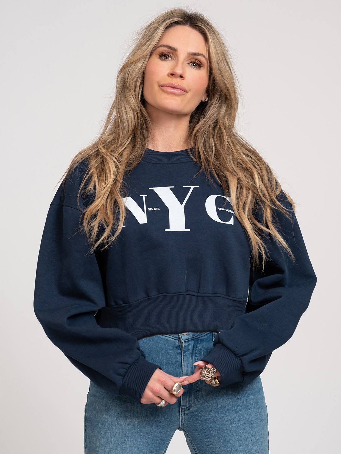 Sweater met NYC print