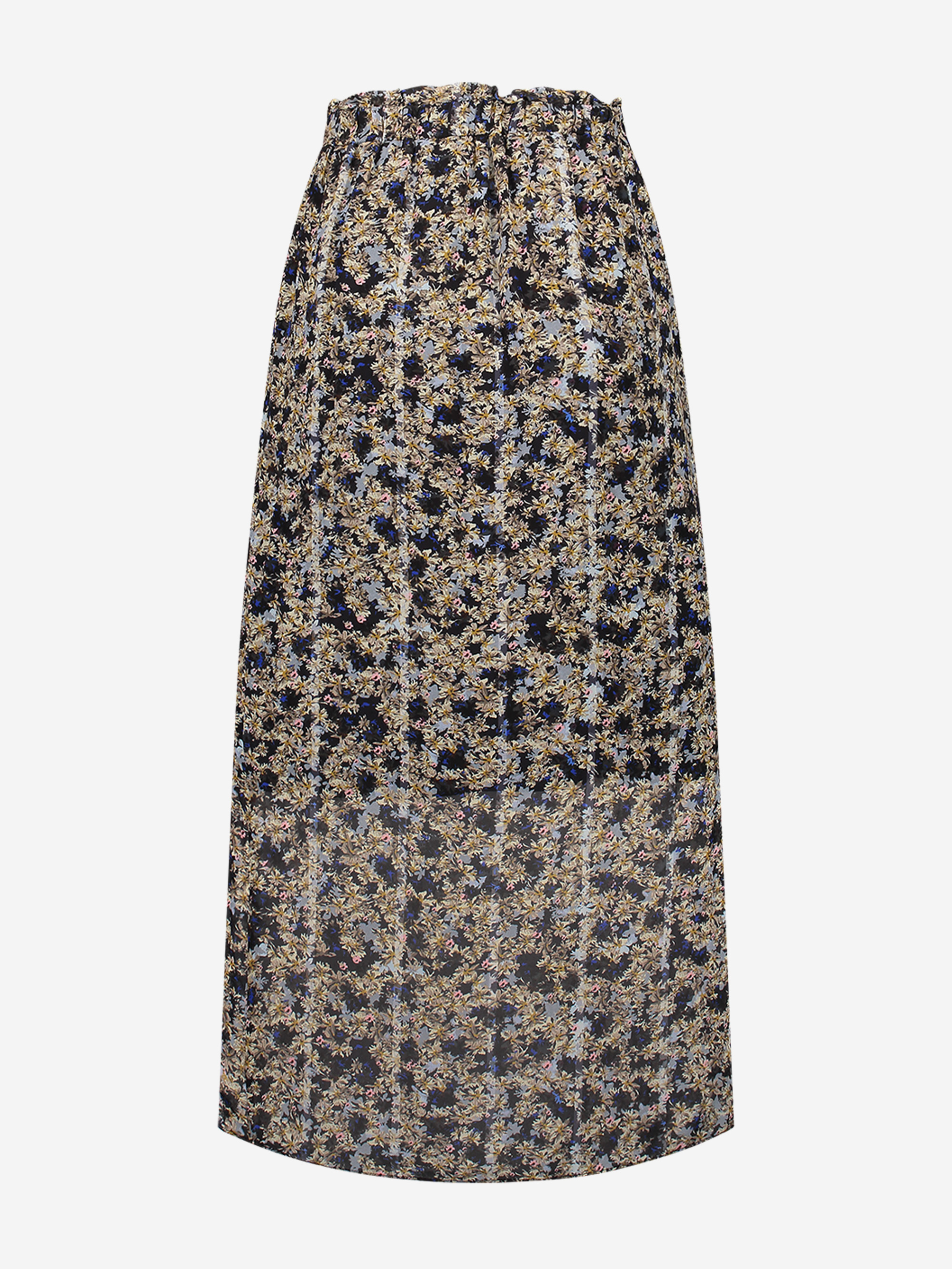 maxi skirt with elastic waistband