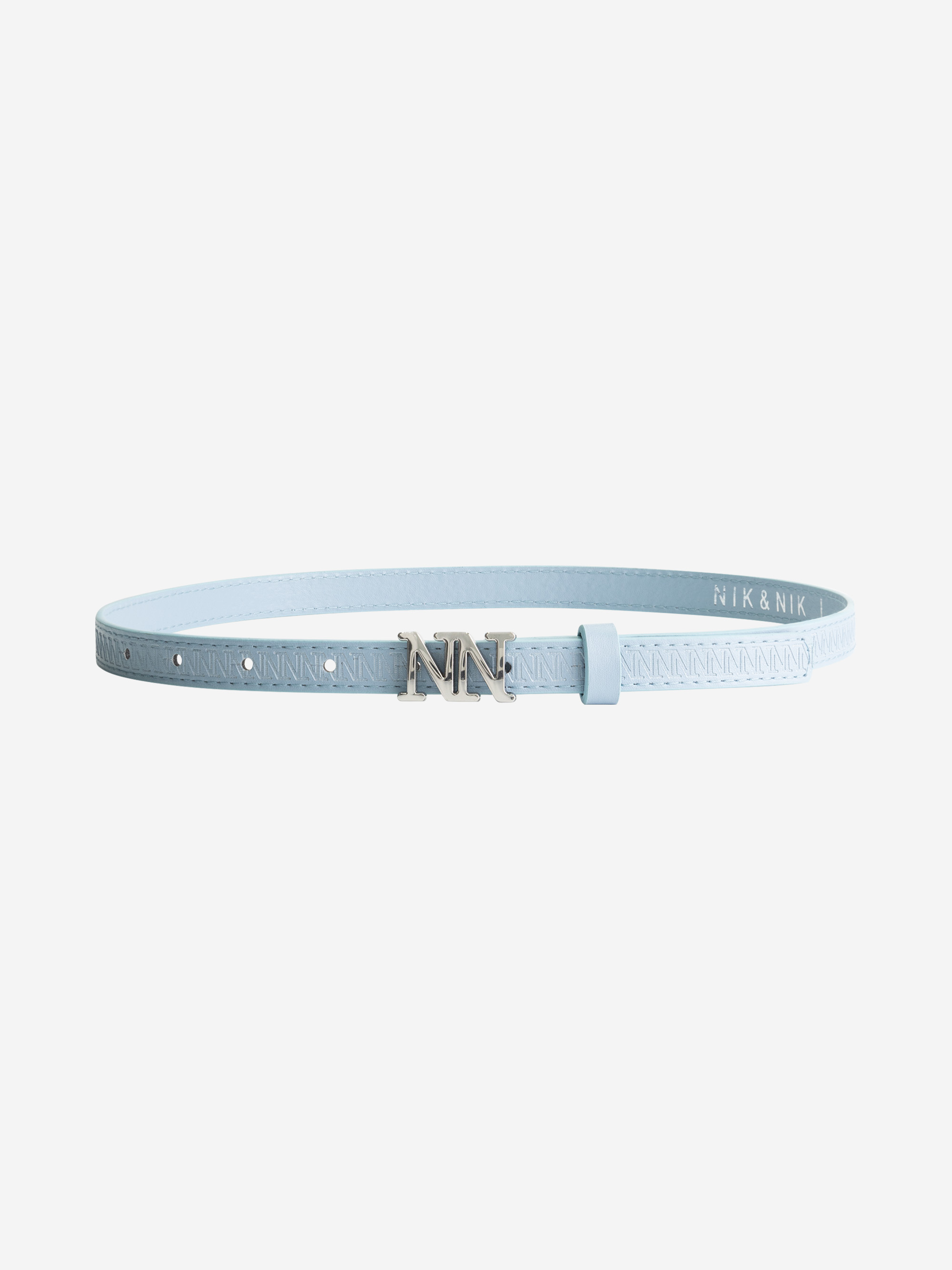 Taille riem met logo patroon