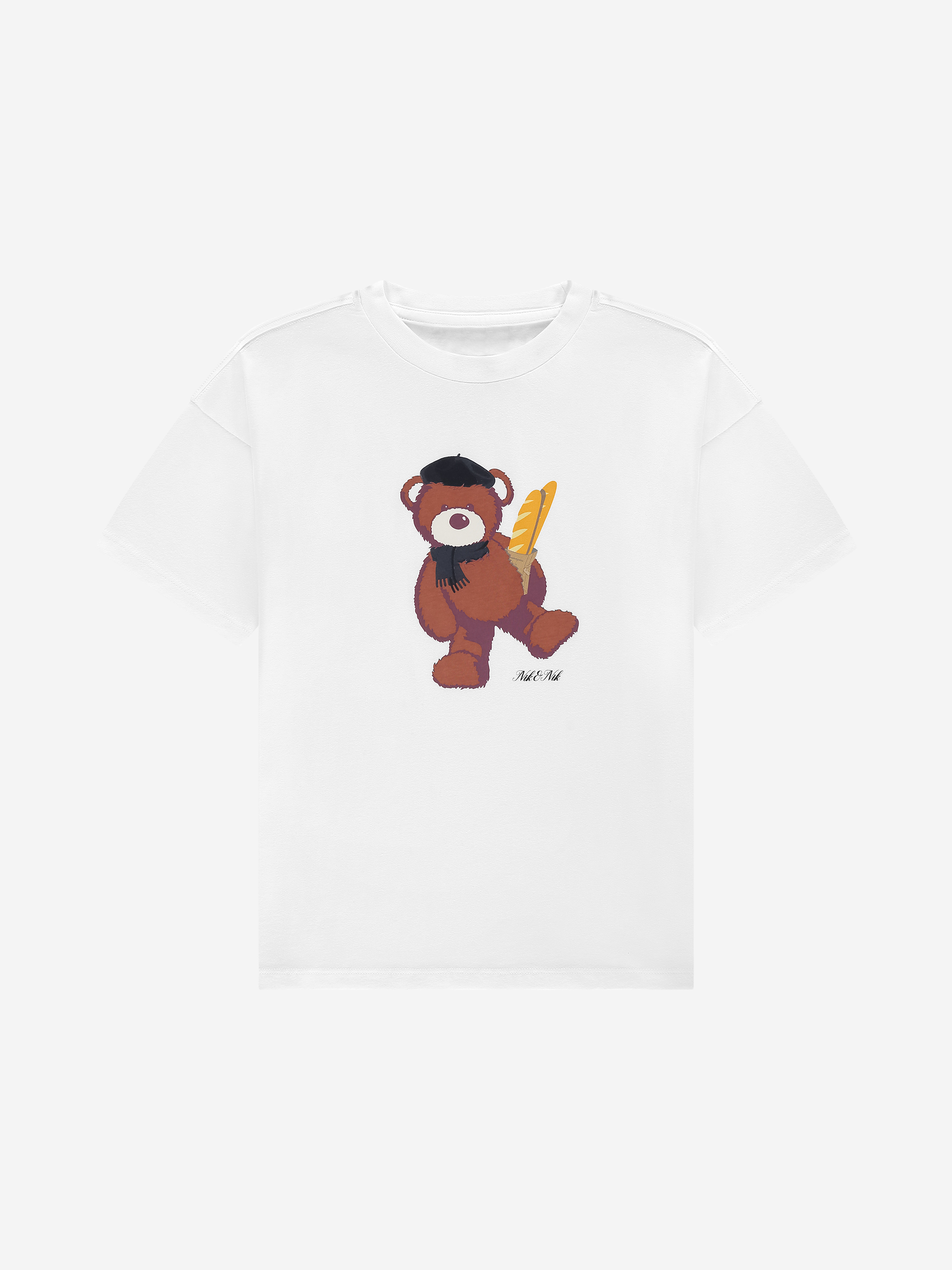 T-shirt met opdruk van een beer
