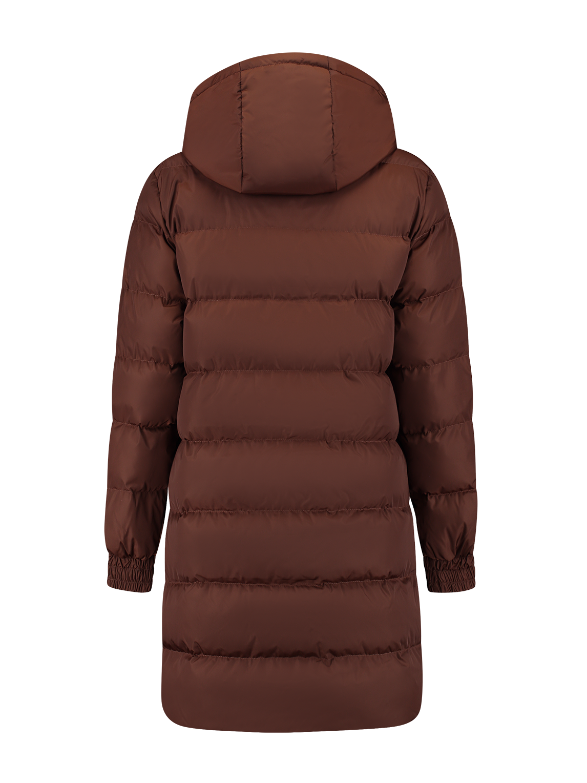 Long Puffer Coat with hood 