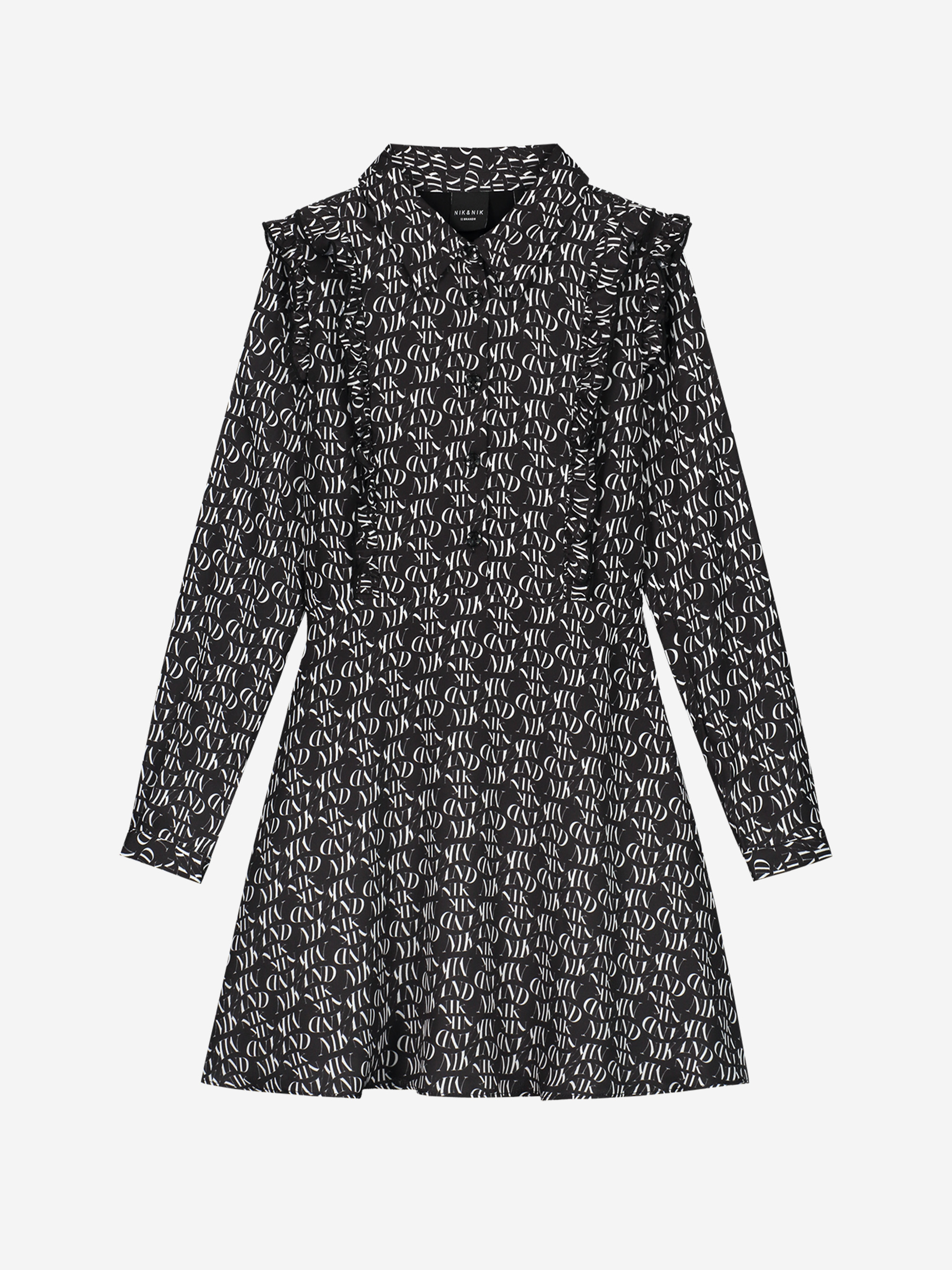 Jurk met all-over print