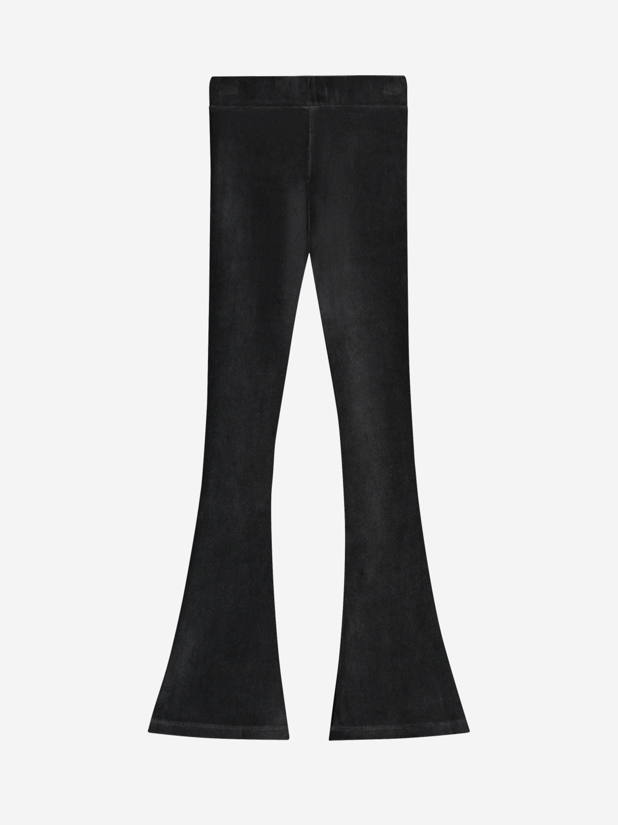 Velvet flared legging