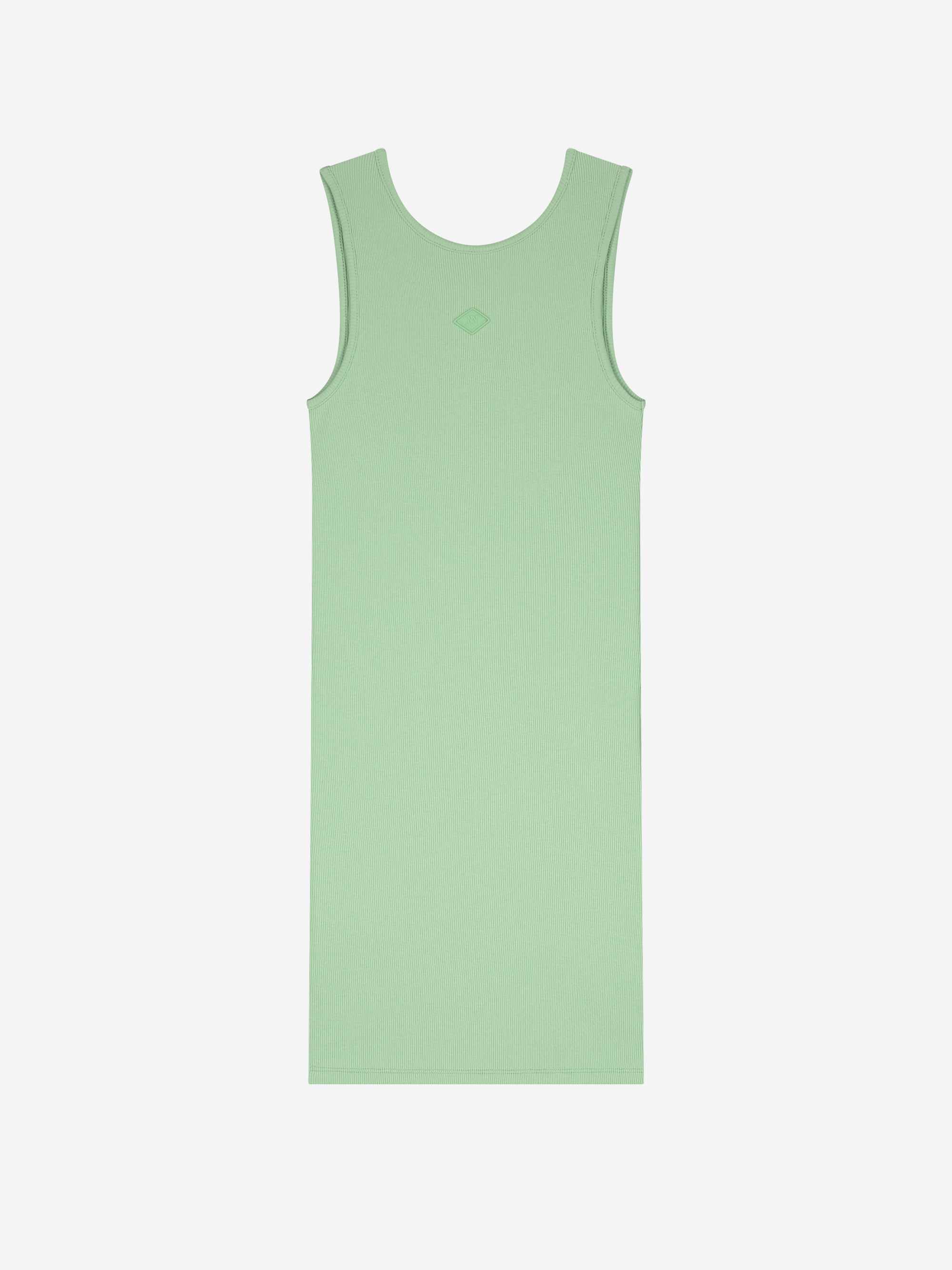 Fitted rib dress