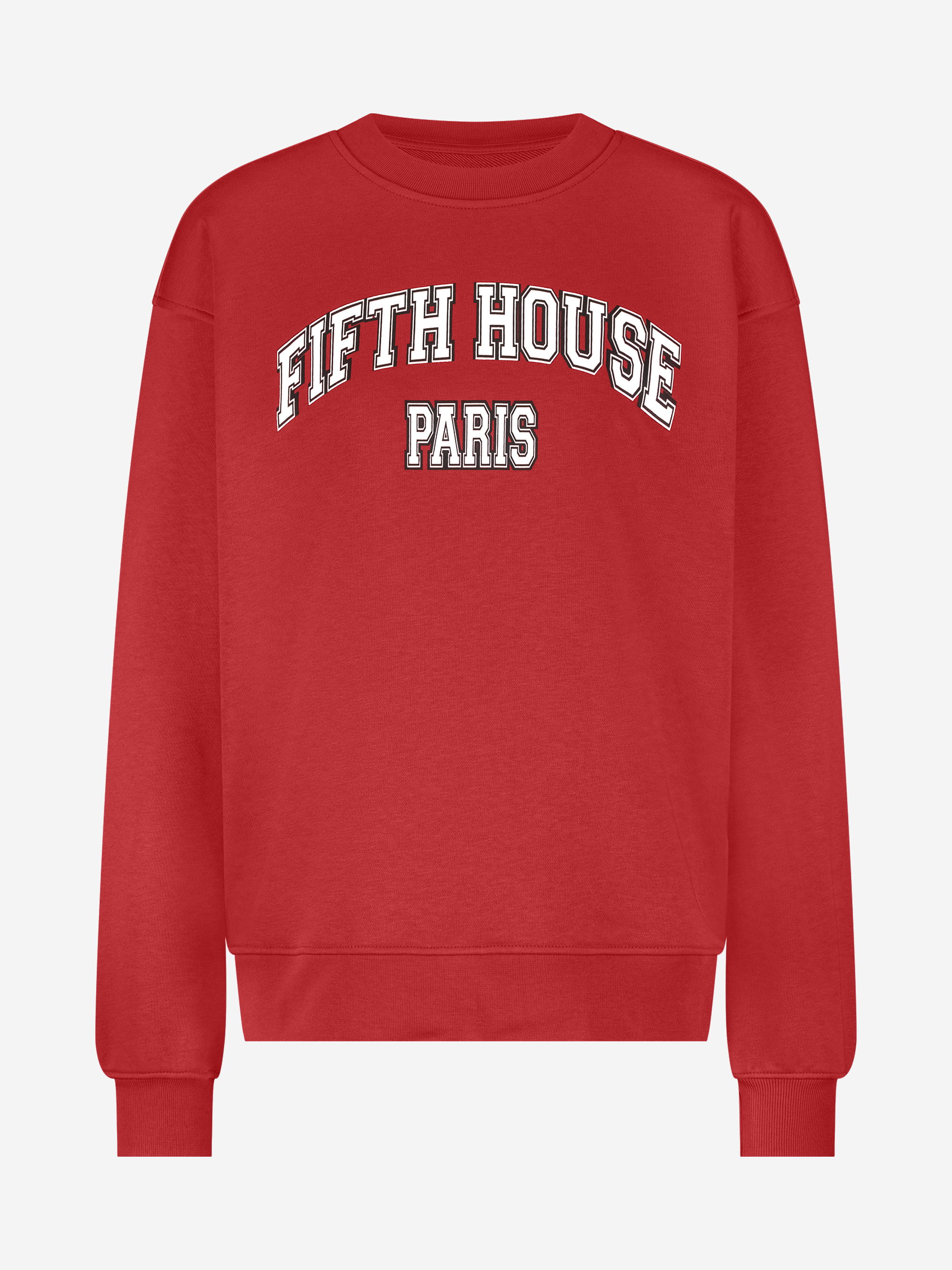 Losvallende sweater met FIFTH HOUSE logo