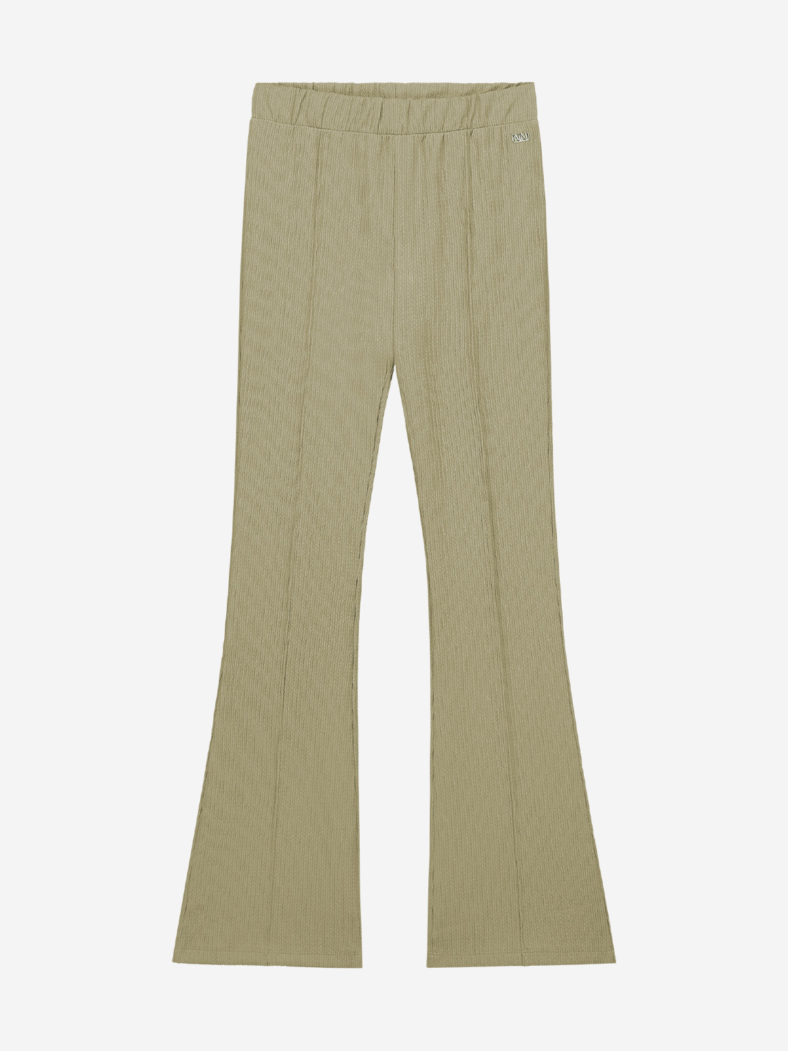 Mid rise flared broek