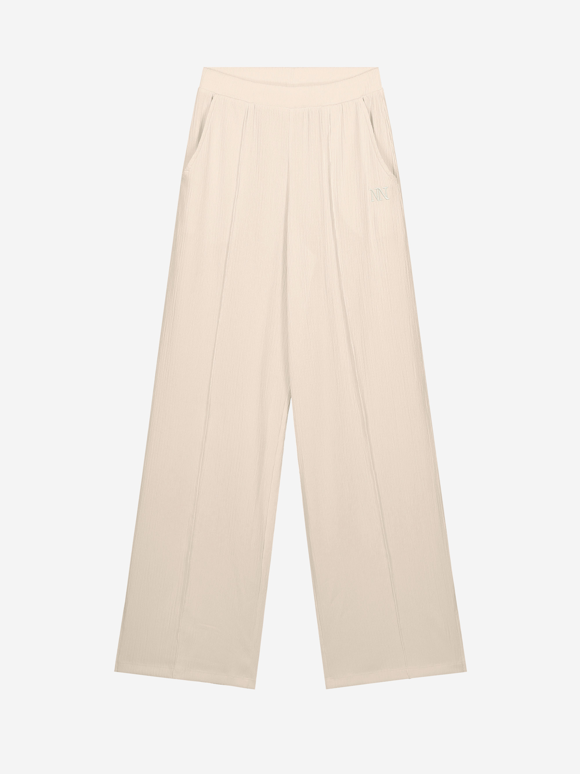 High rise broek met split