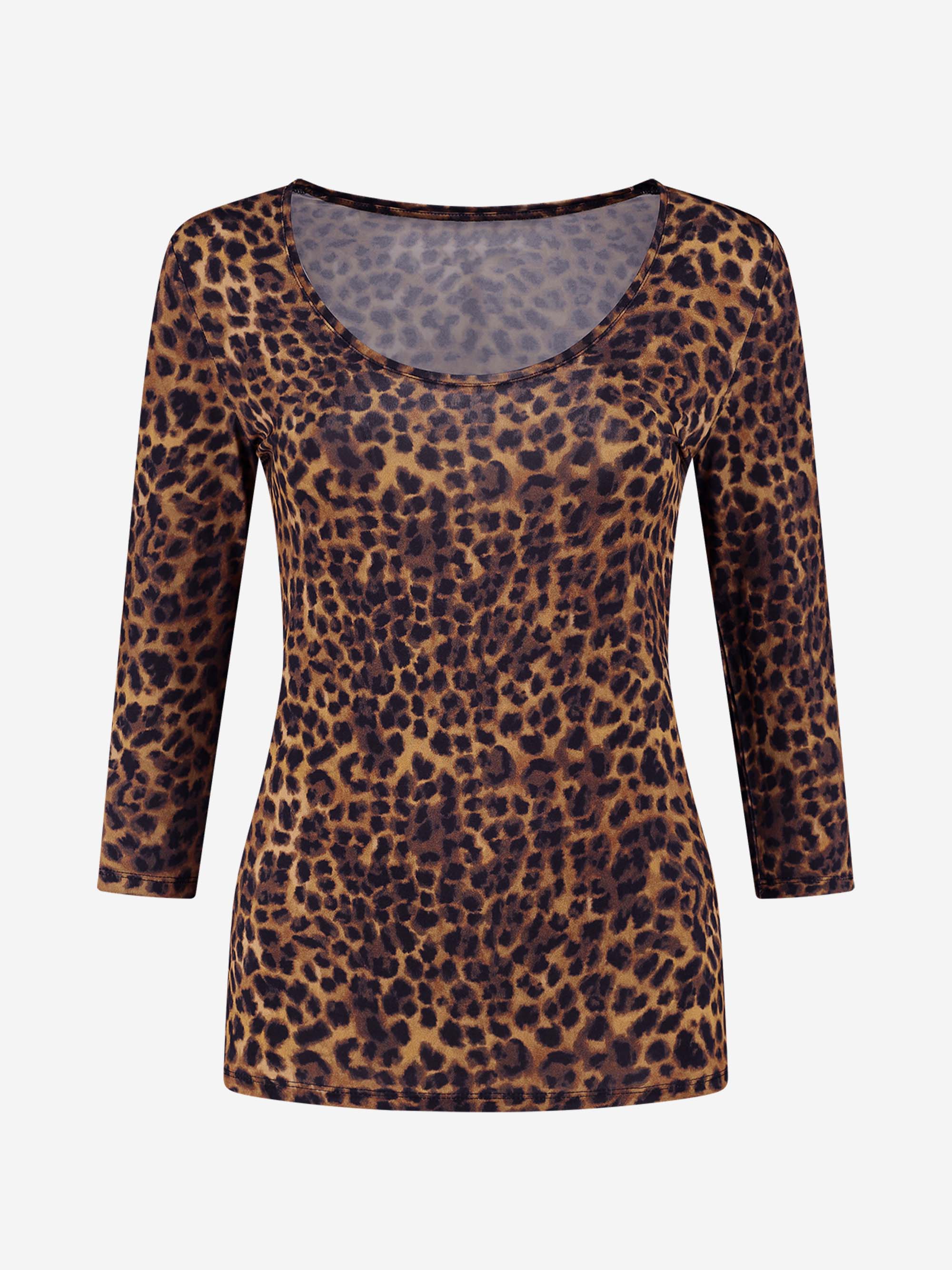 Fitted Leopard print top 