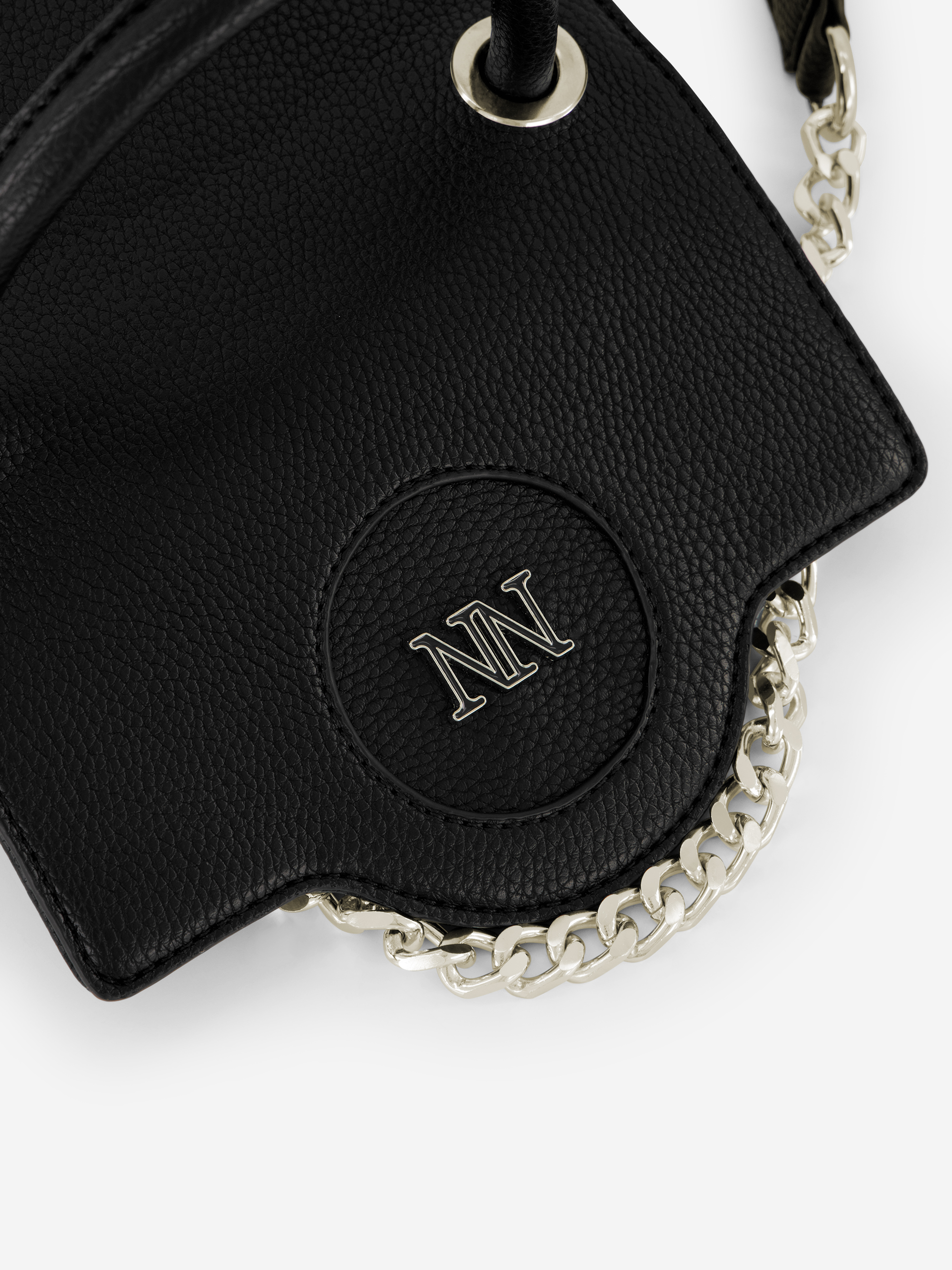 Schoudertas met N&N logo en ketting hengsel