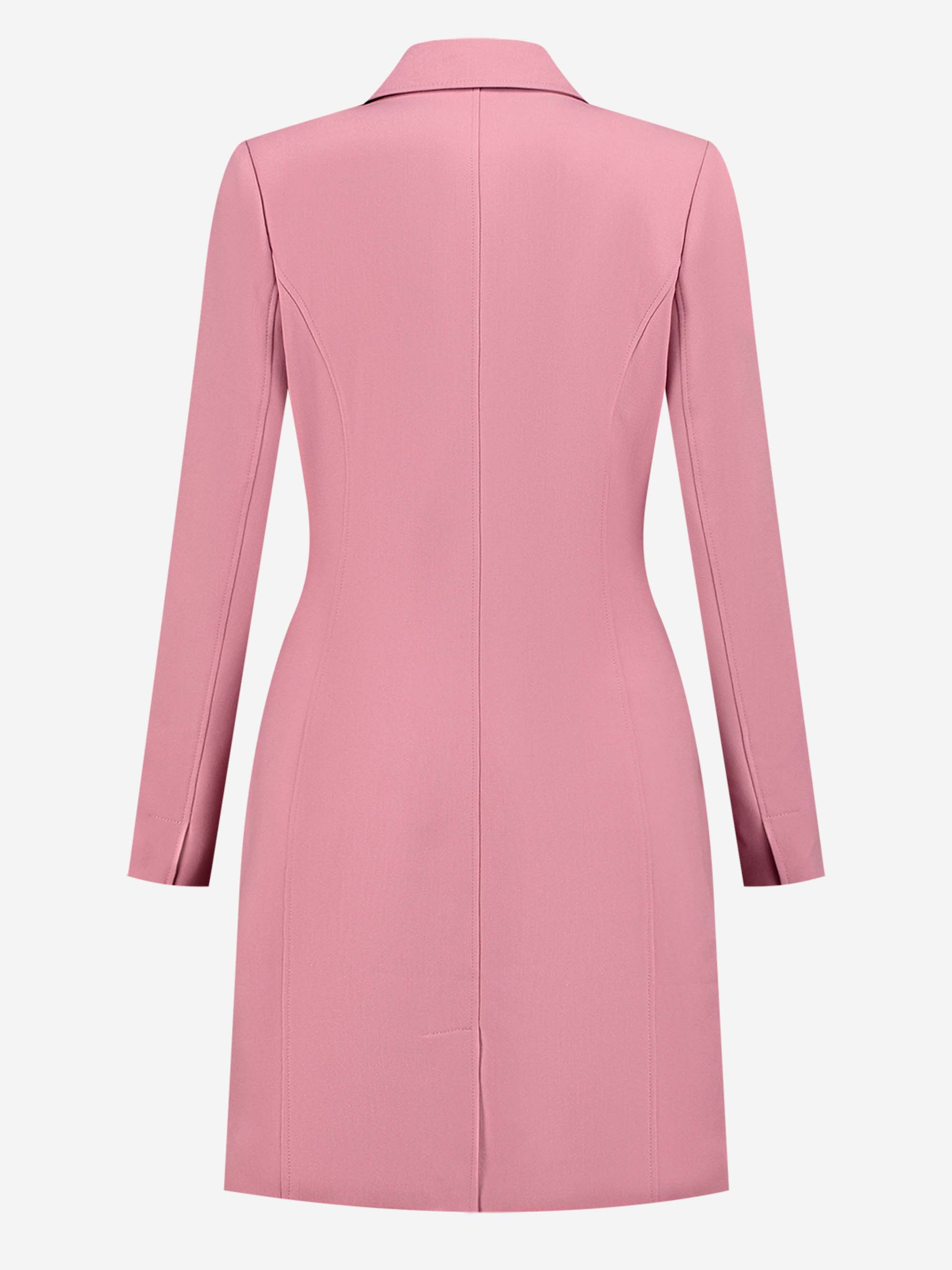 Fitted double breasted blazer dress