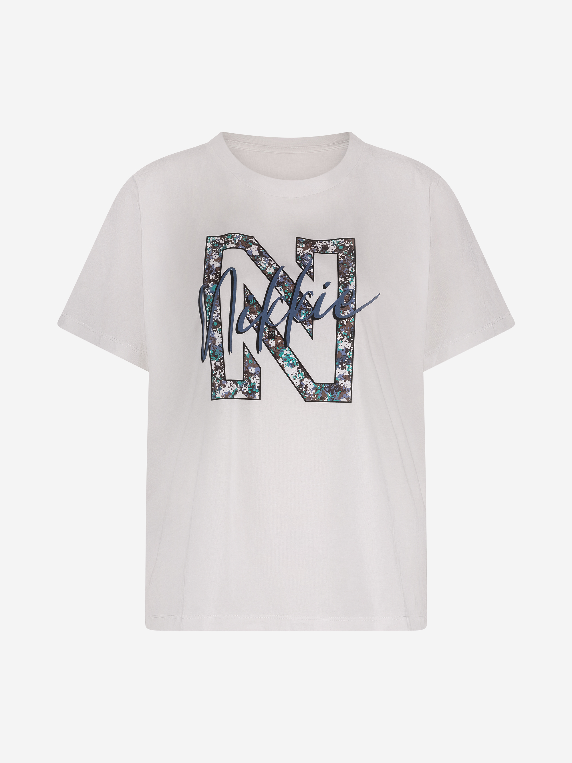 T-shirt met grafisch N-logo