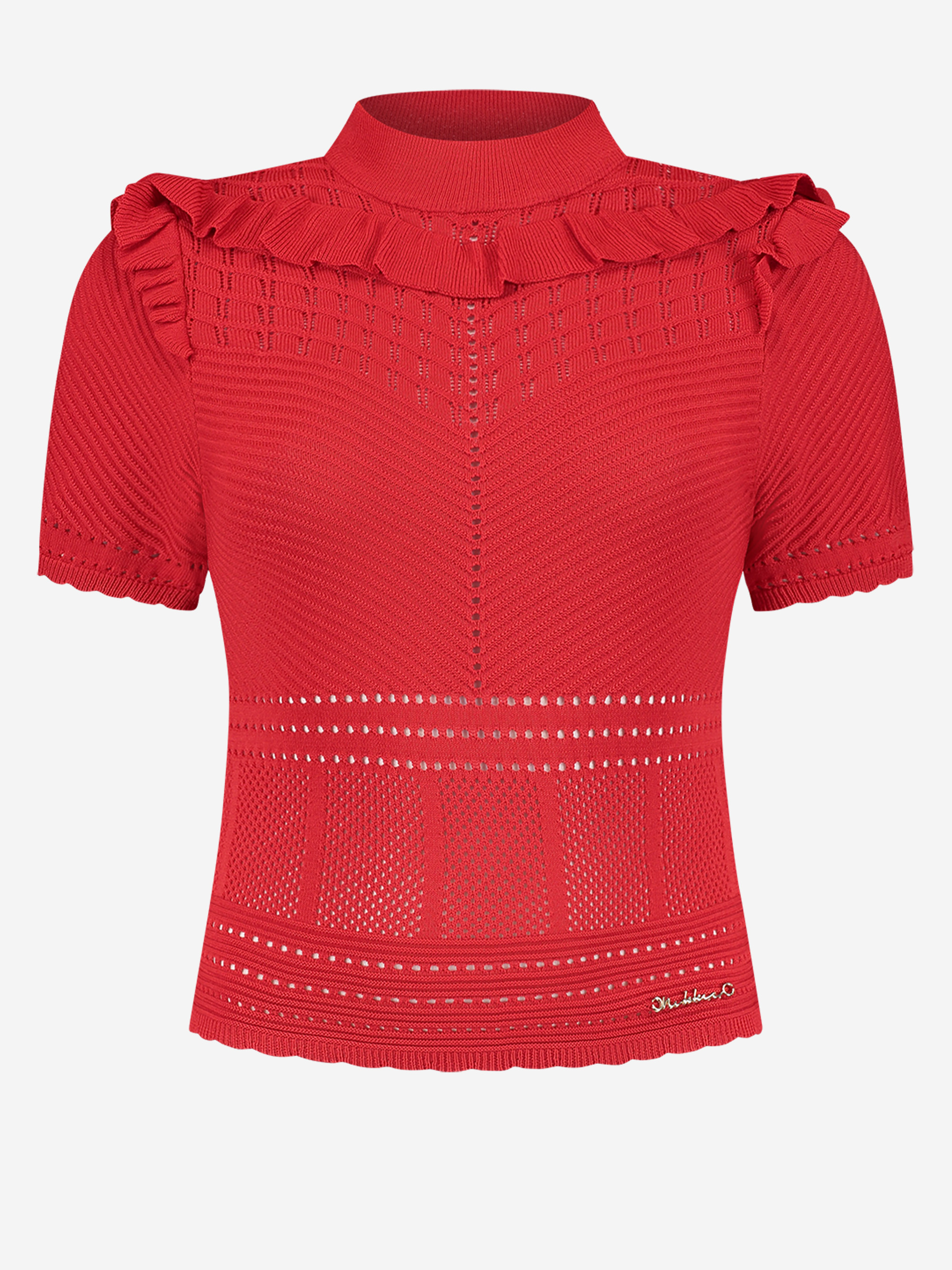 Ajour knit top
