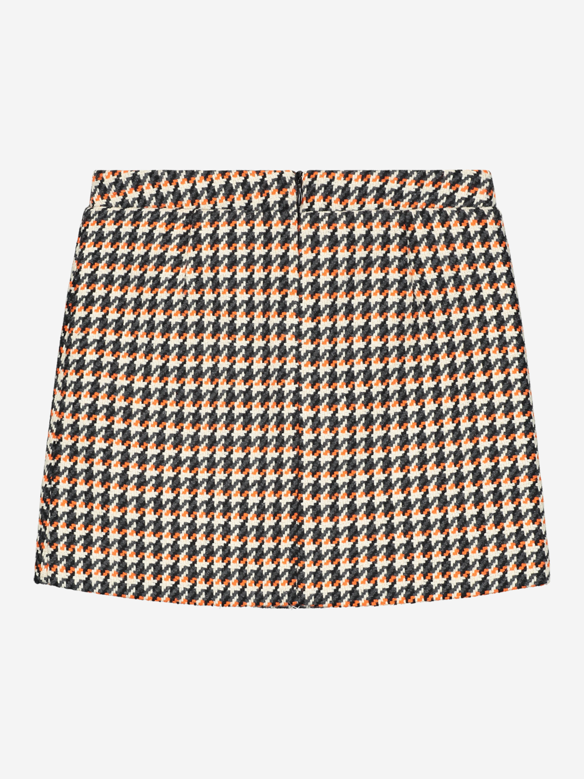Rok met pied-de-poule patroon