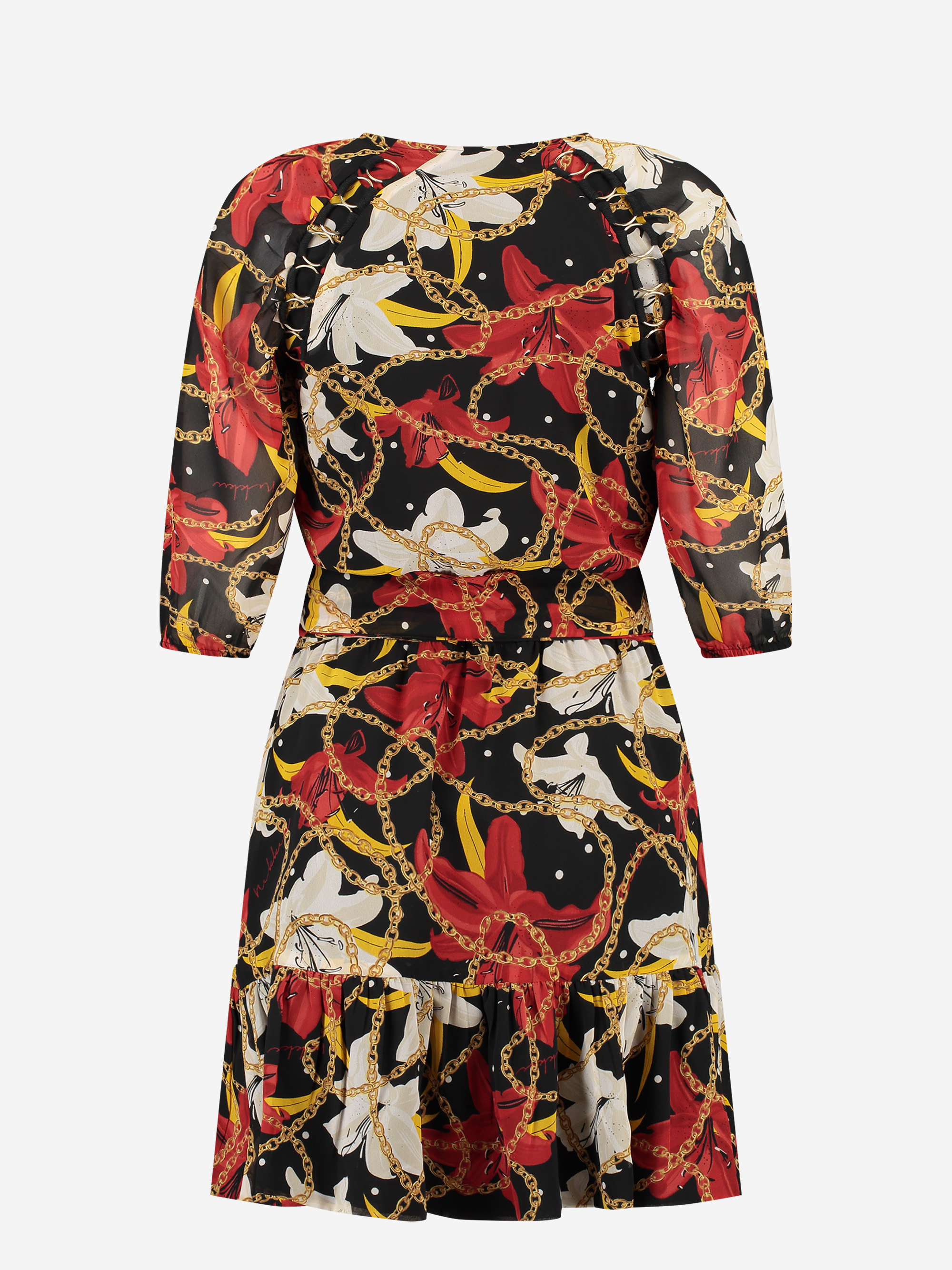 Dress with graphic print