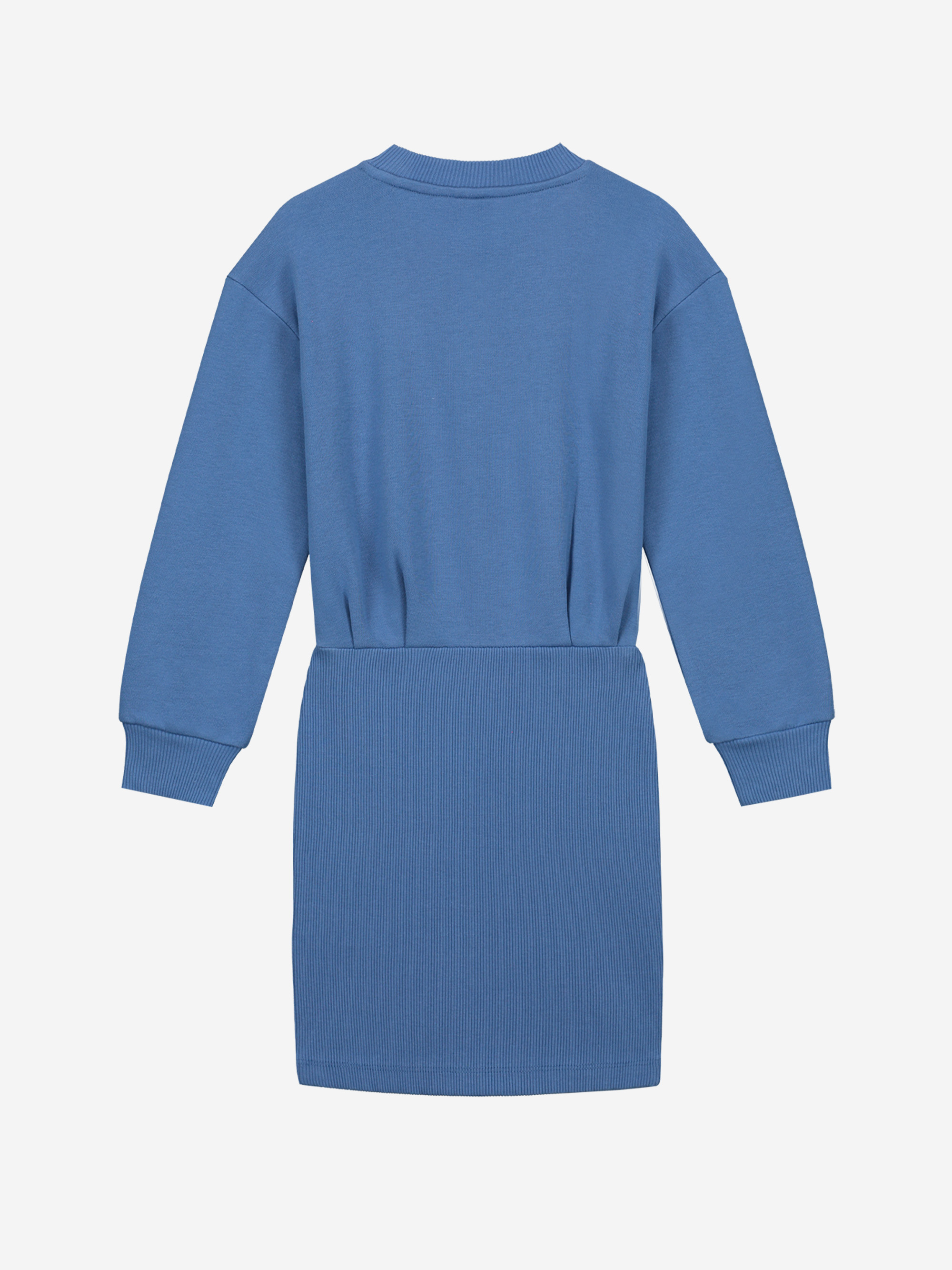 Sweaterjurk met geribbelde onderkant