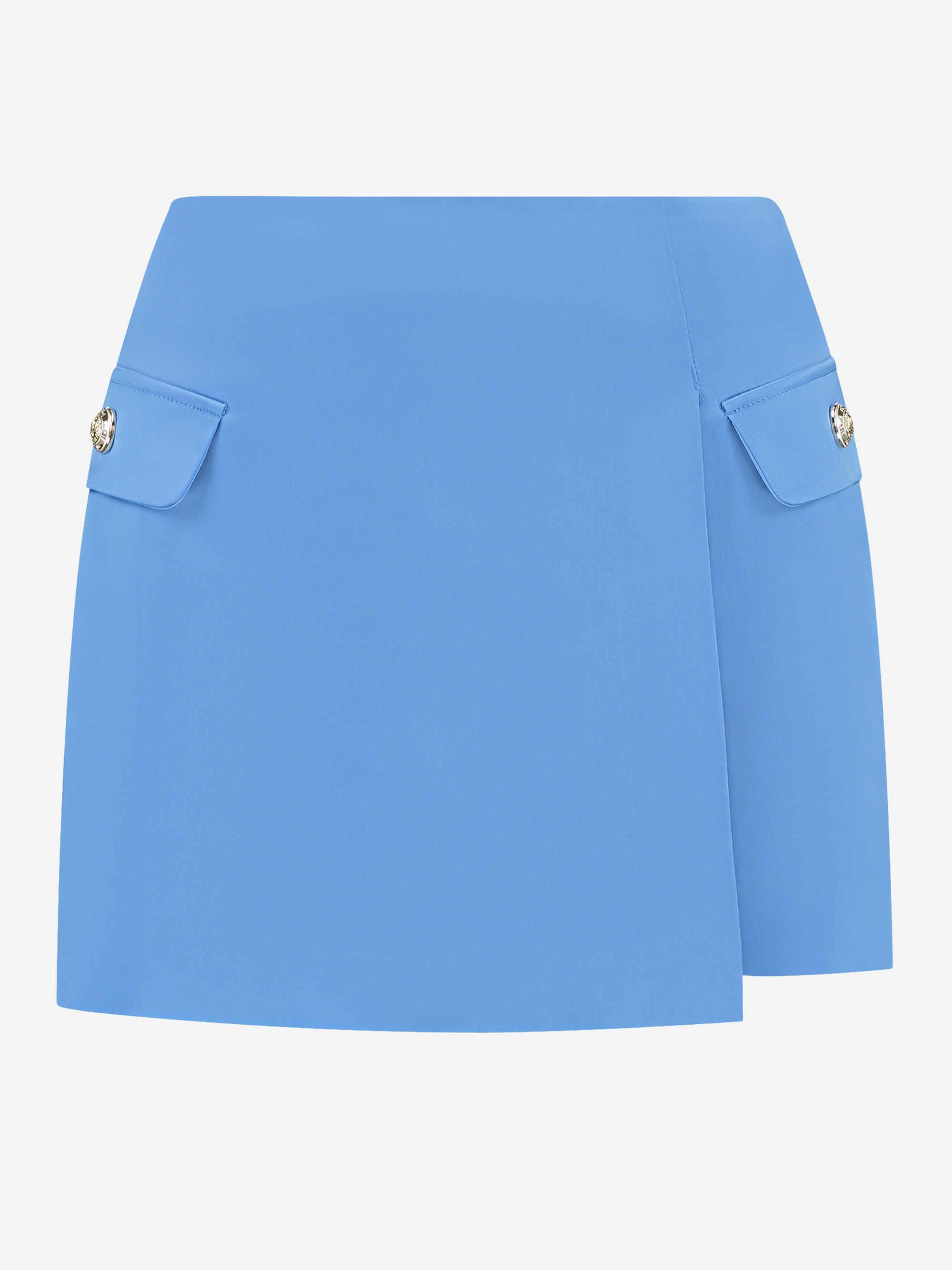 Satin look skort