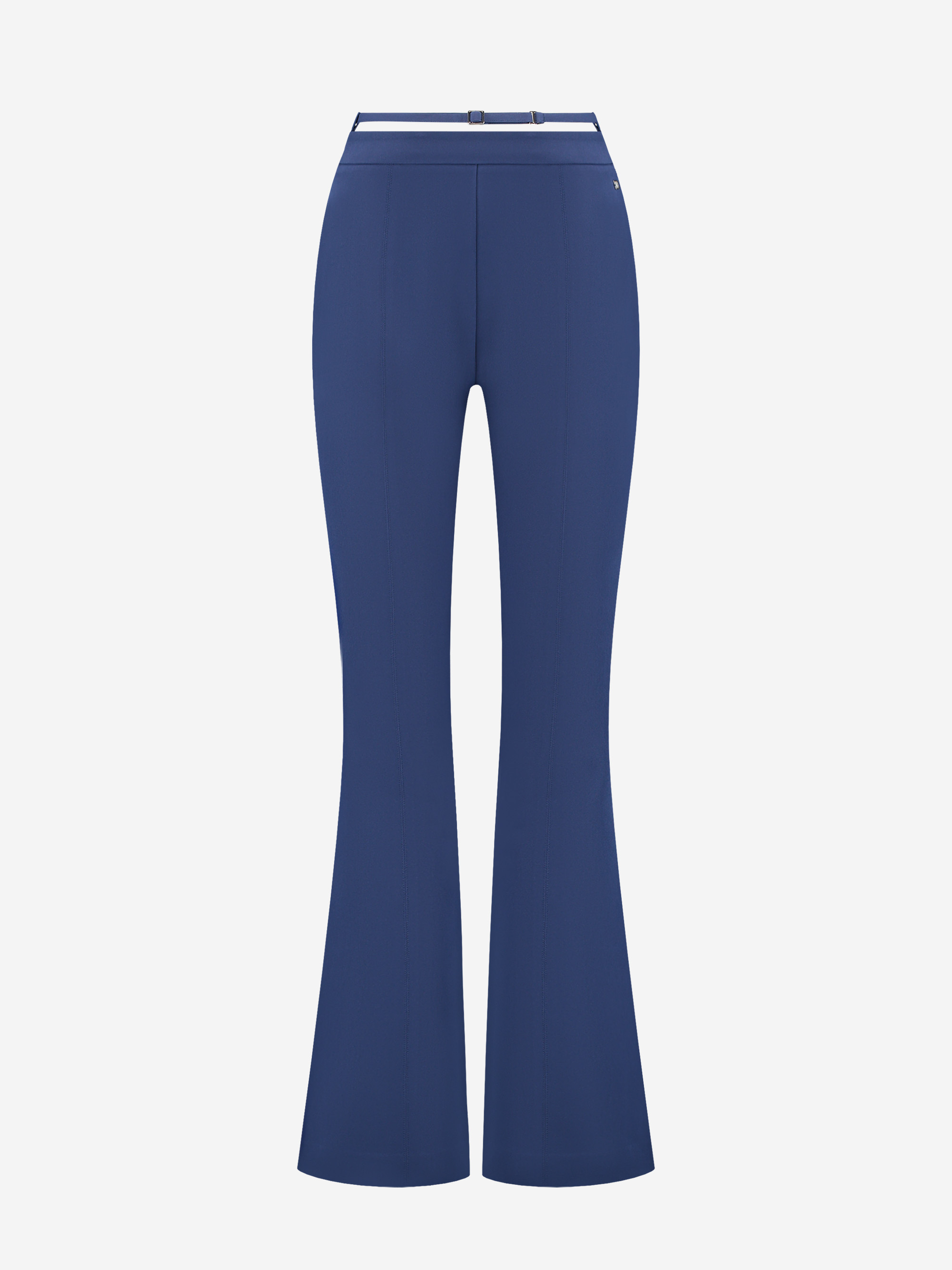 Flared pants with high waist