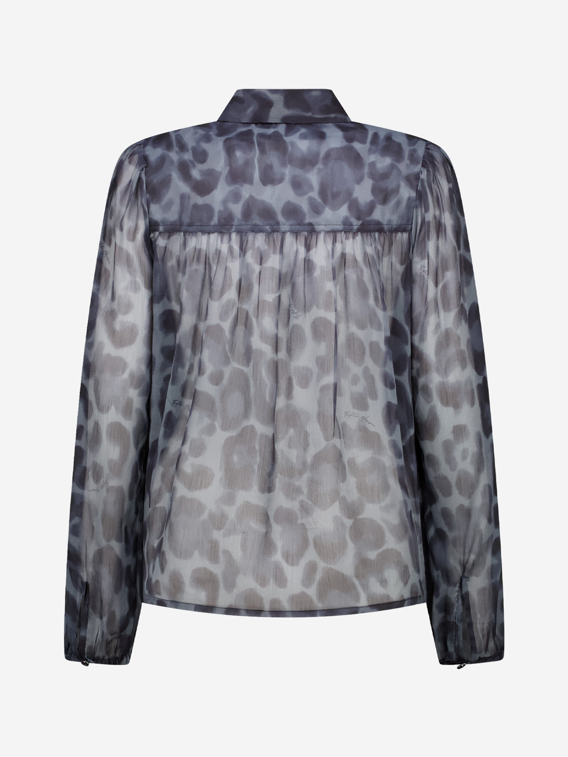 Blouse met luipaardprint