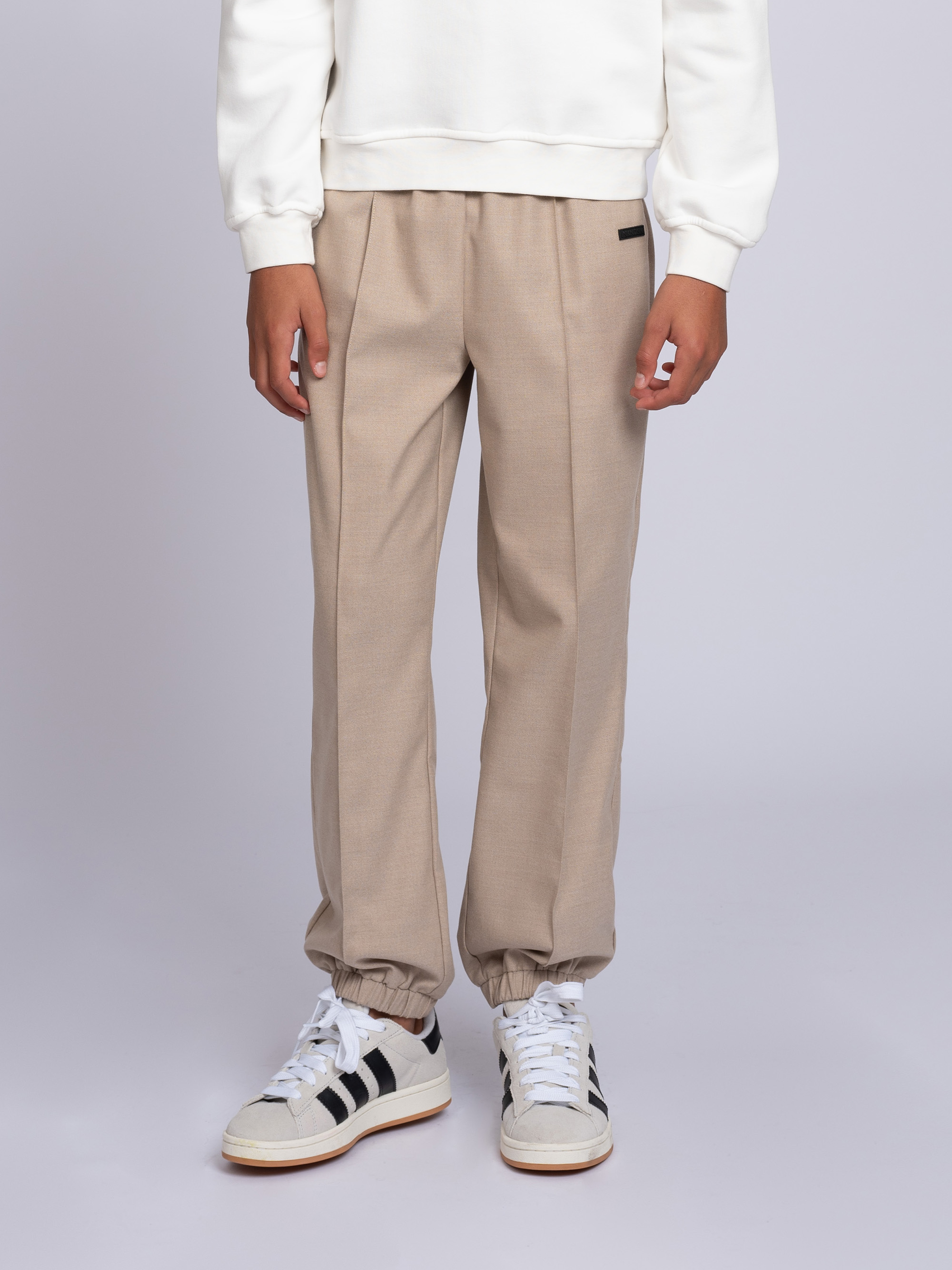 Broek met elastische tailleband