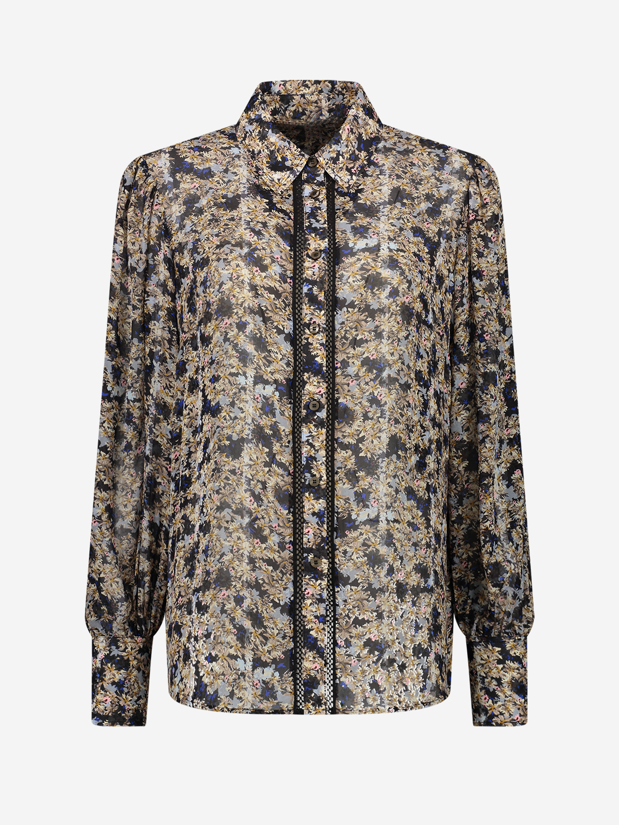 Flower print blouse 