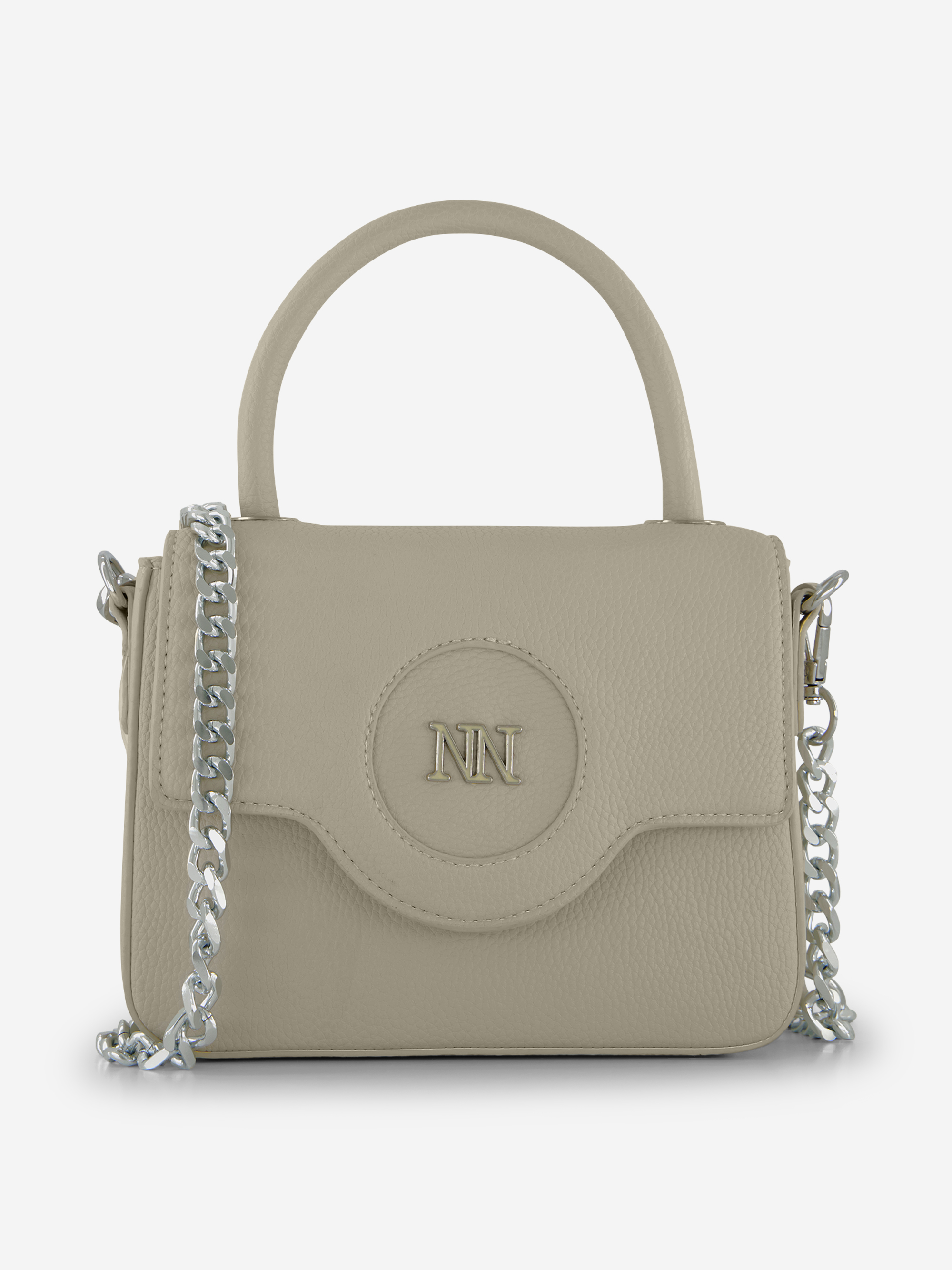 Schoudertas met N&N logo en ketting hengsel