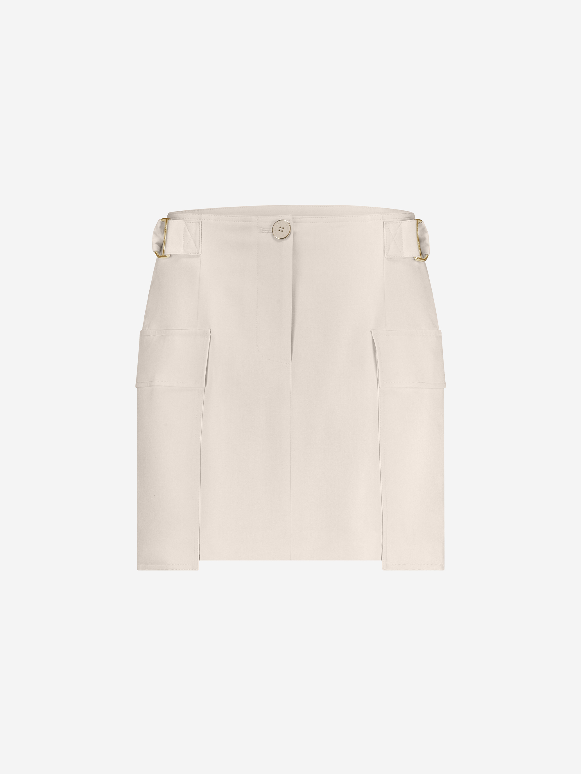 Short skirt with waistband