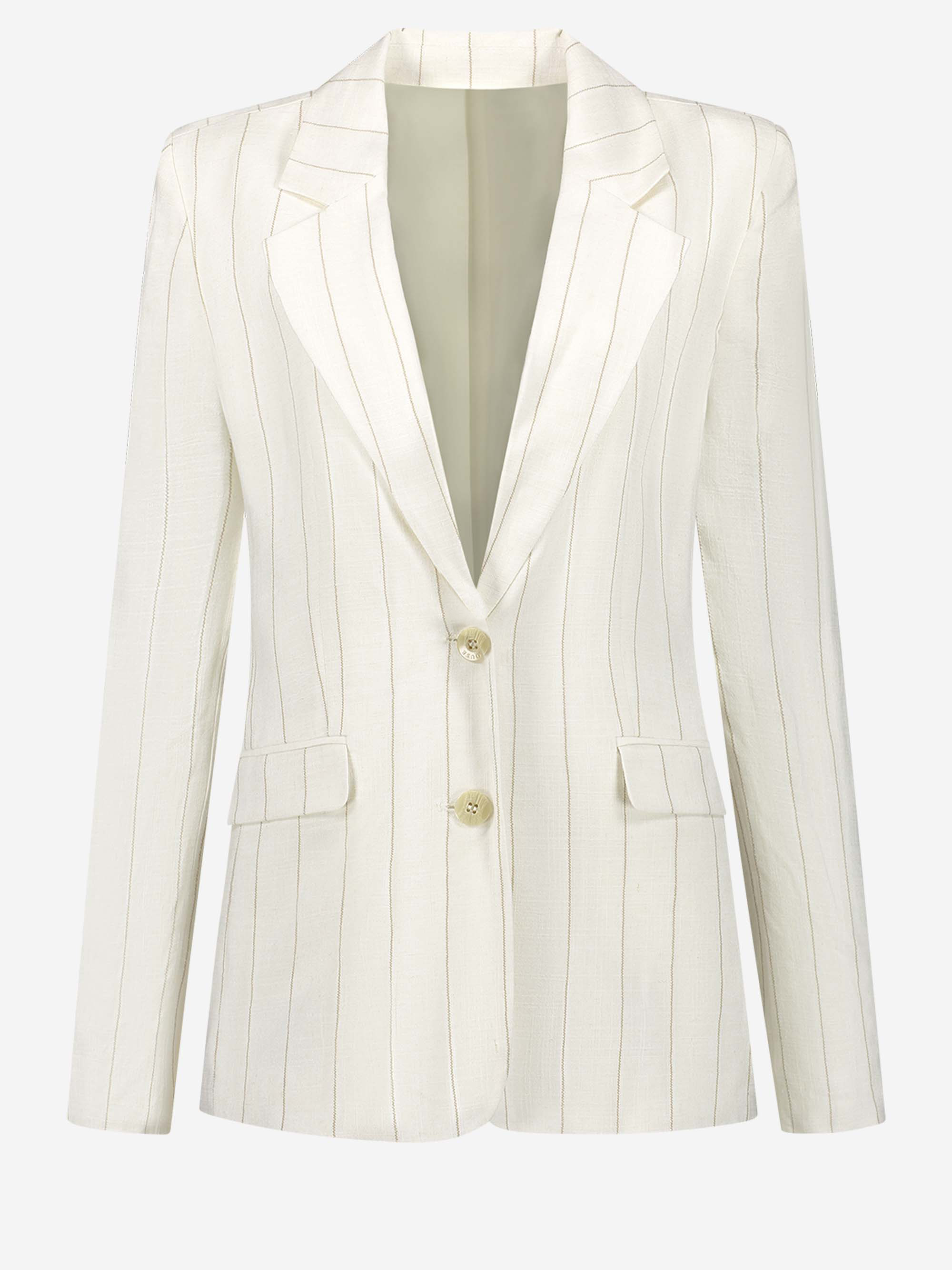Straight blazer with pinstripes