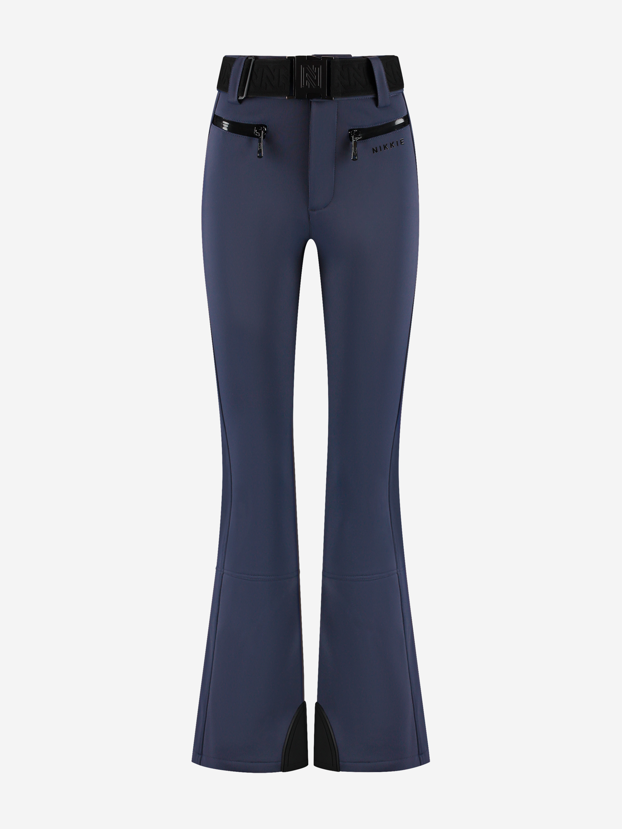 Ski broek met flared pasvorm en verstelbare riem