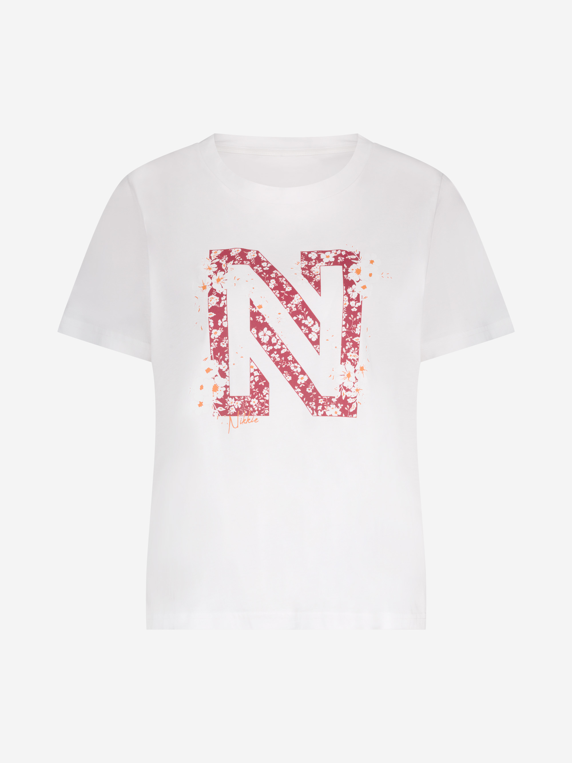 T-shirt met grafisch N-logo