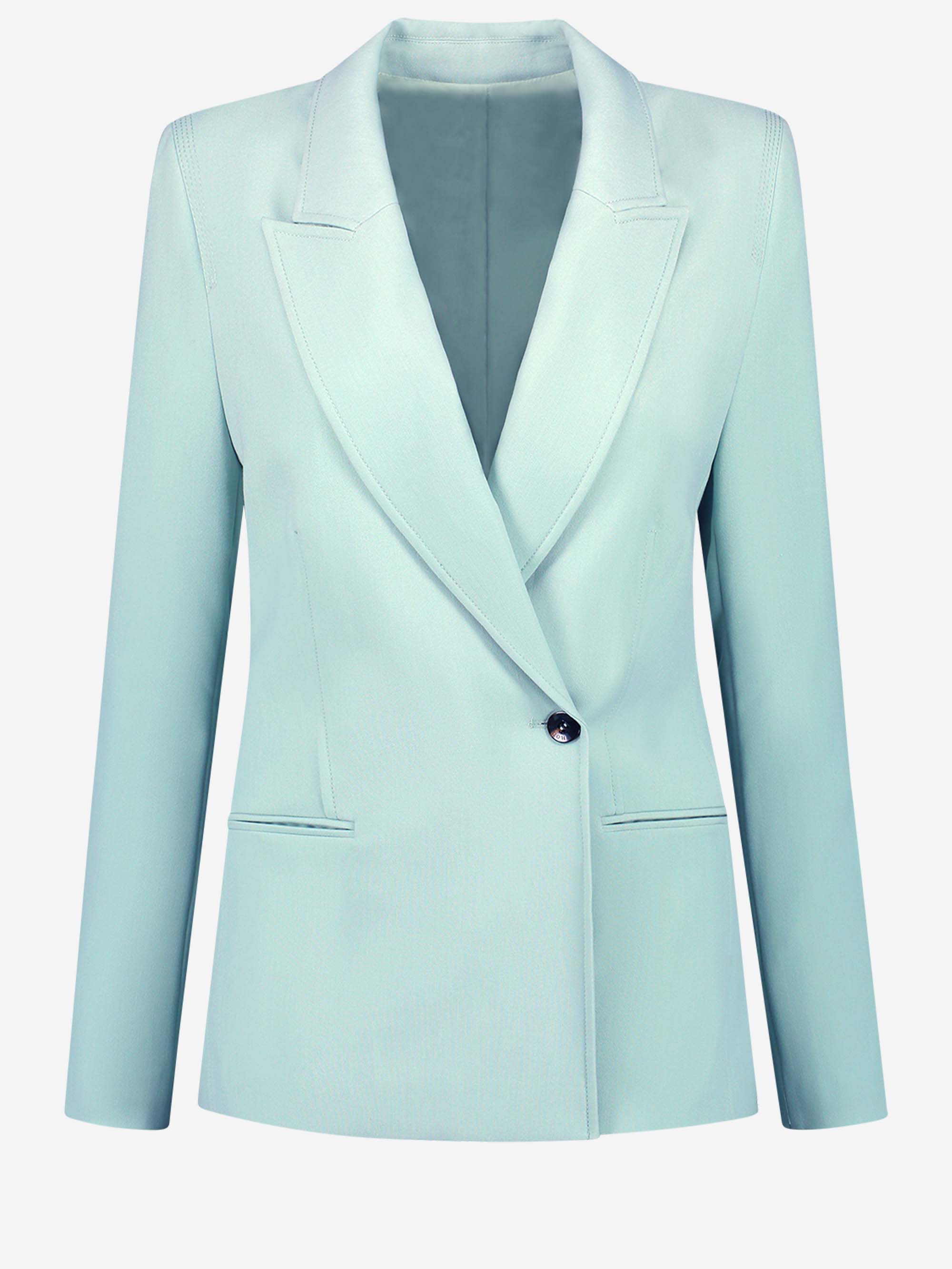  Fitted blazer with lapel collar