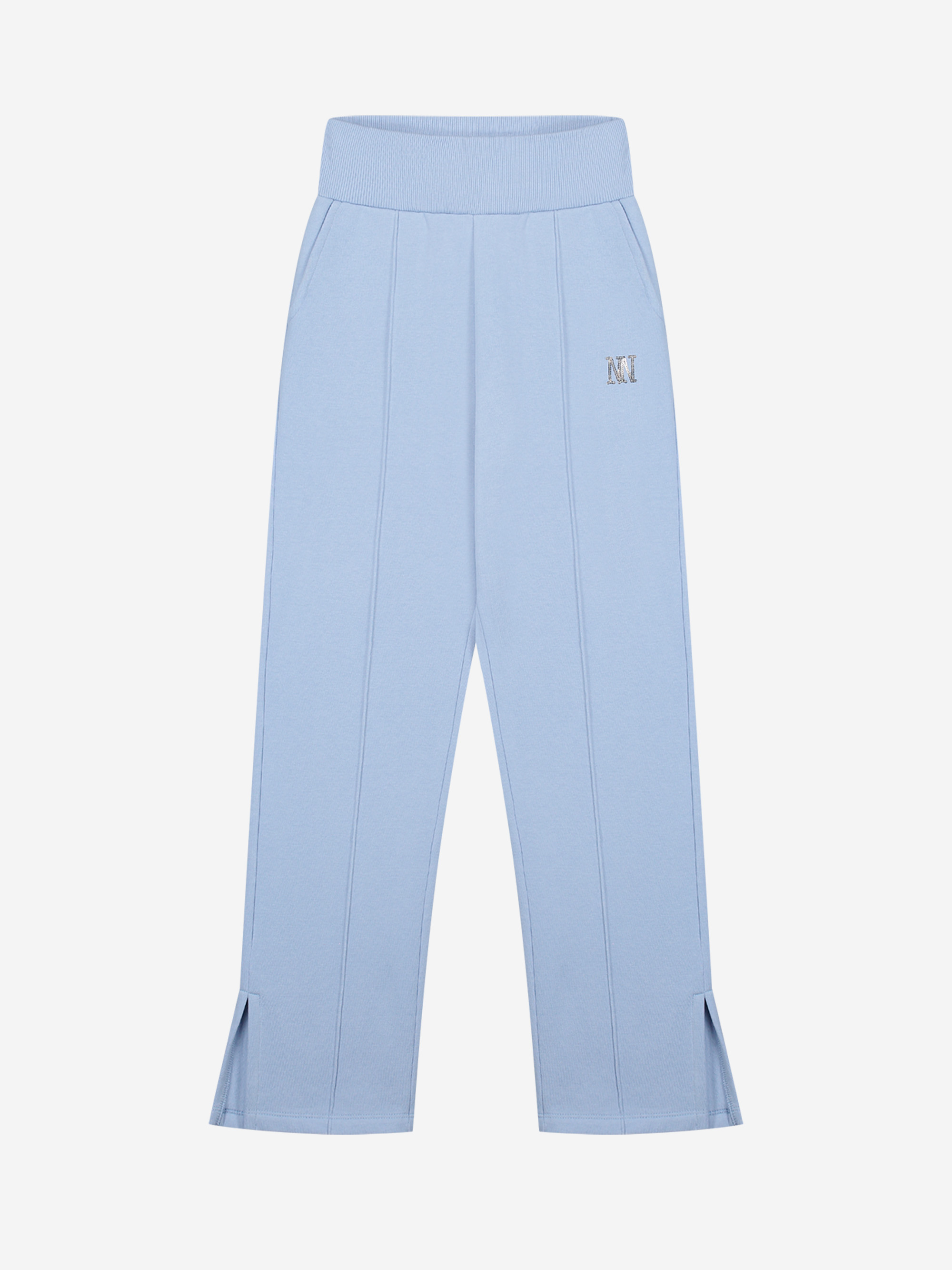 Joggingbroek met pailletten logo