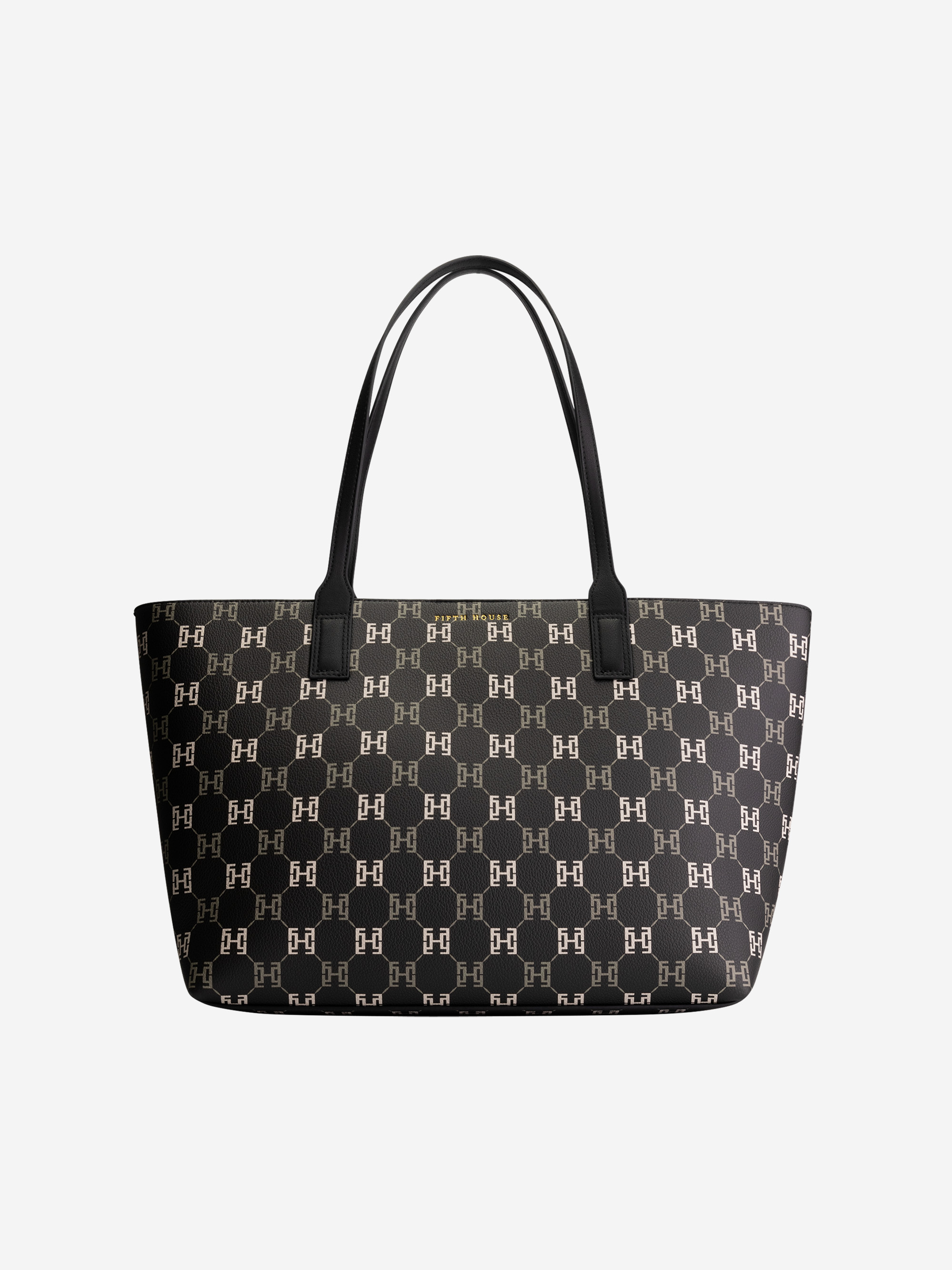 Big shopper with logo pattern 