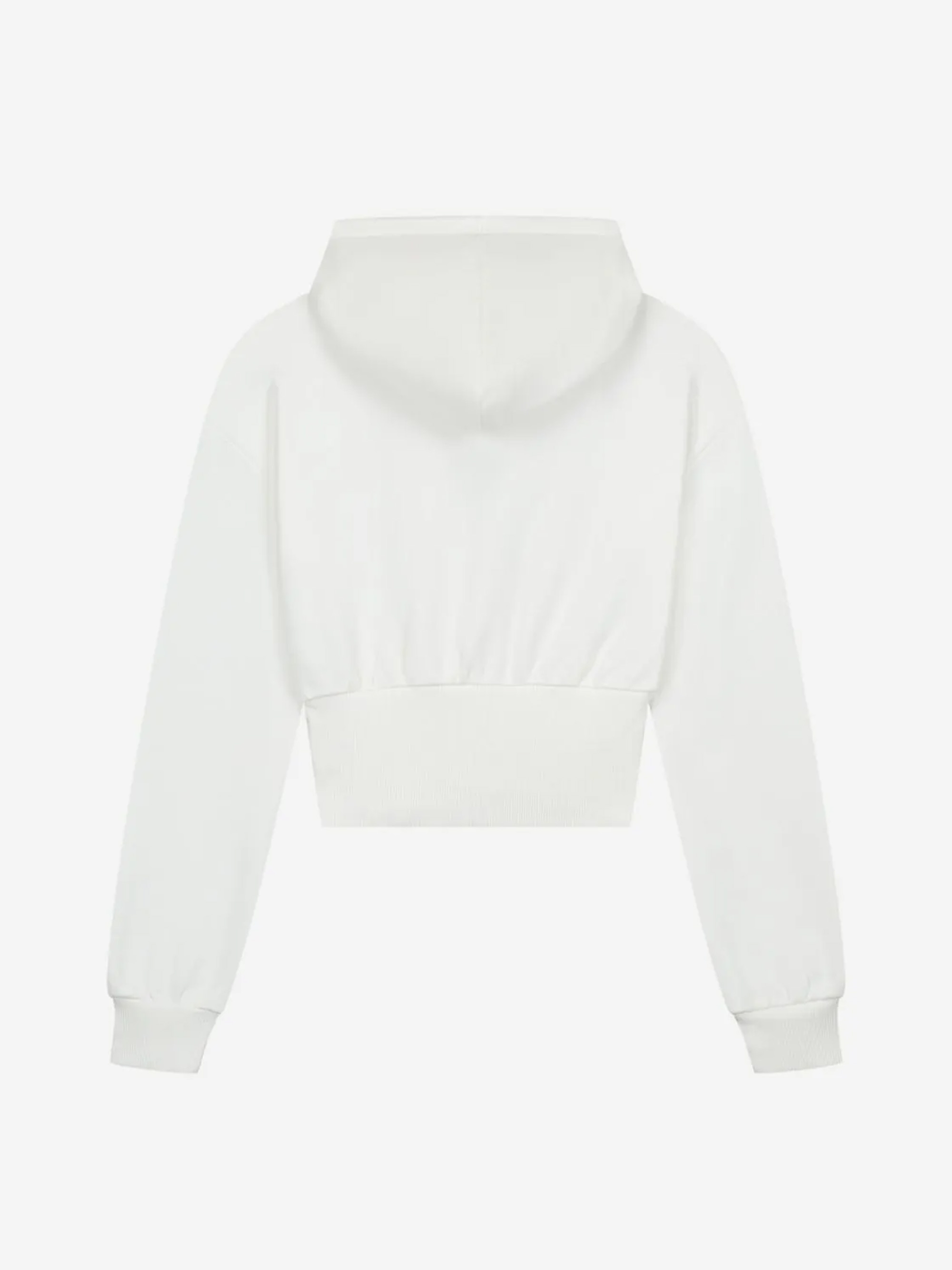 Cropped hoodie met logo