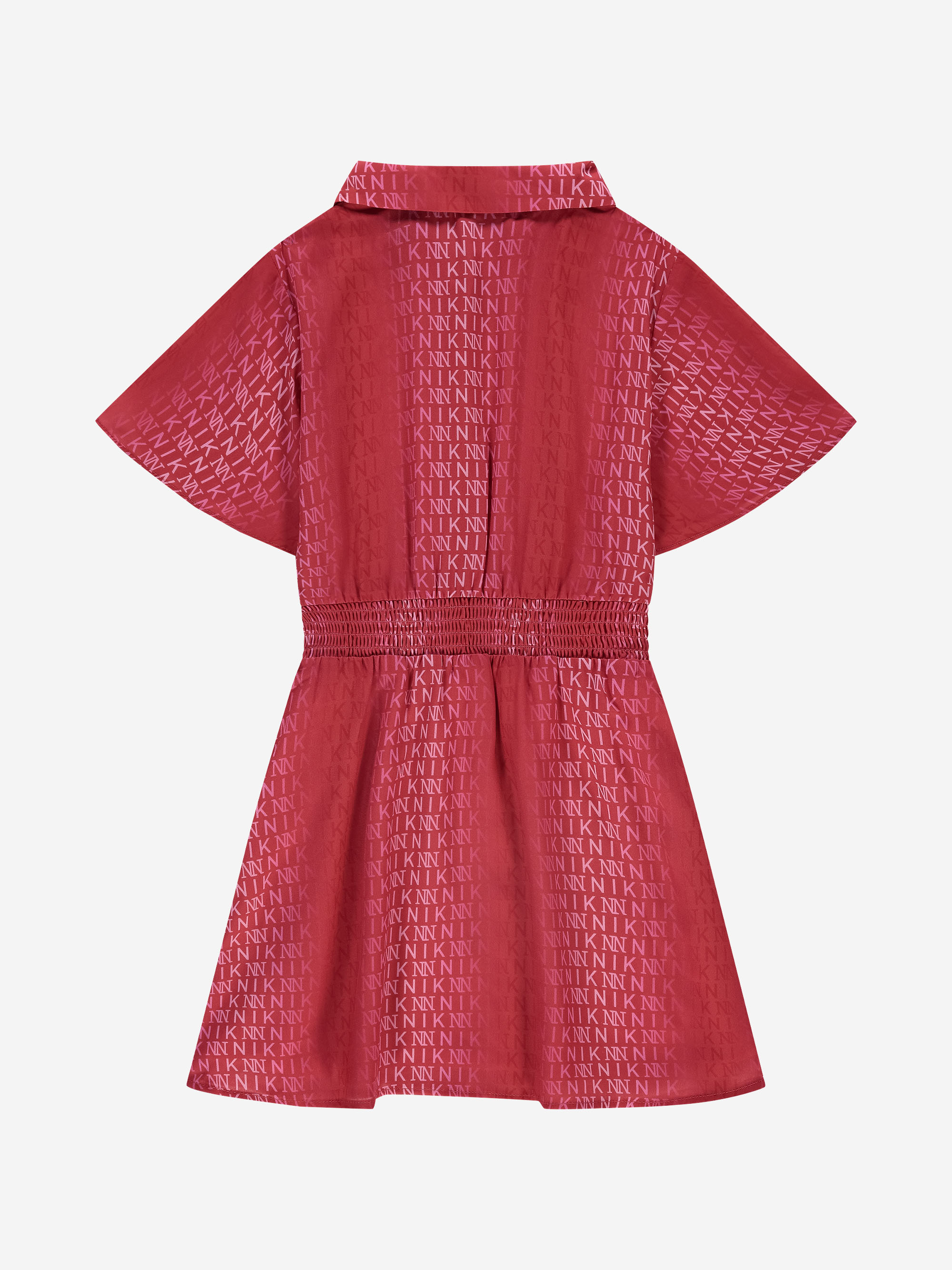 A-line dress with logo print