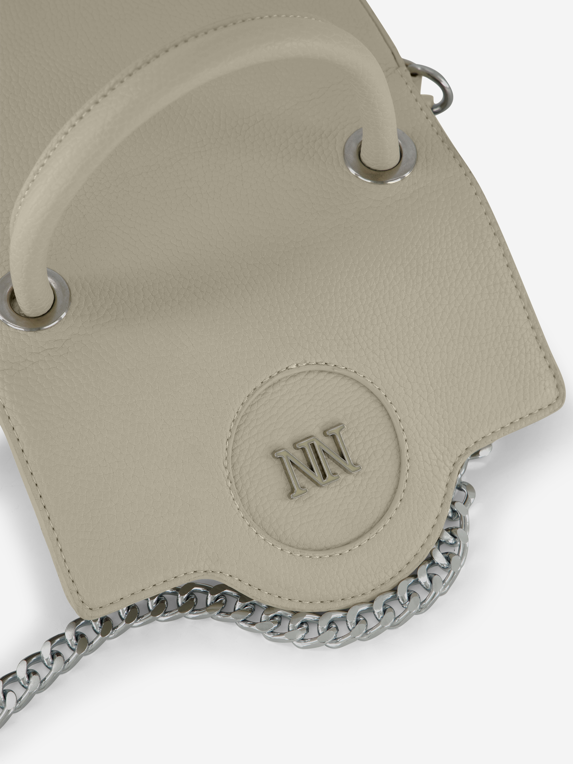 Schoudertas met N&N logo en ketting hengsel