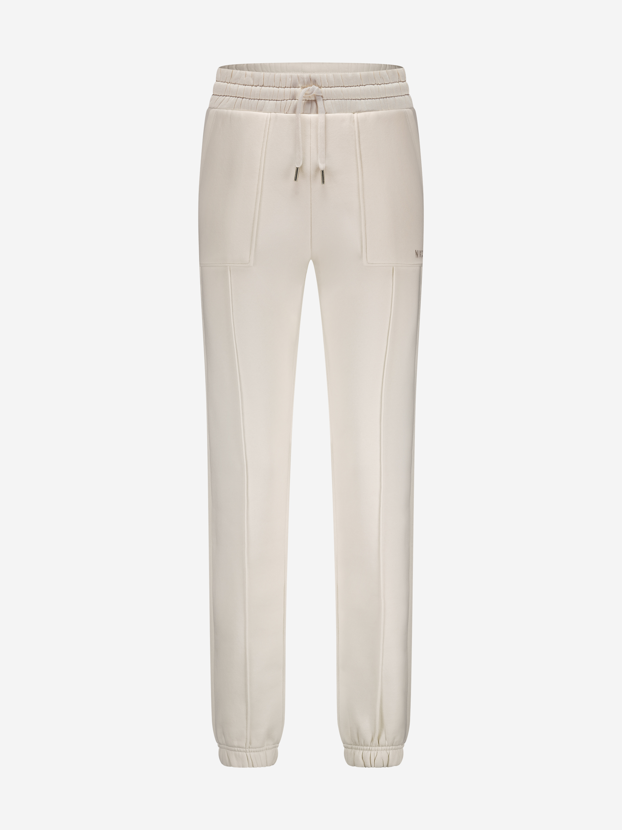 Joggingbroek met elastische tailleband en trekkoord