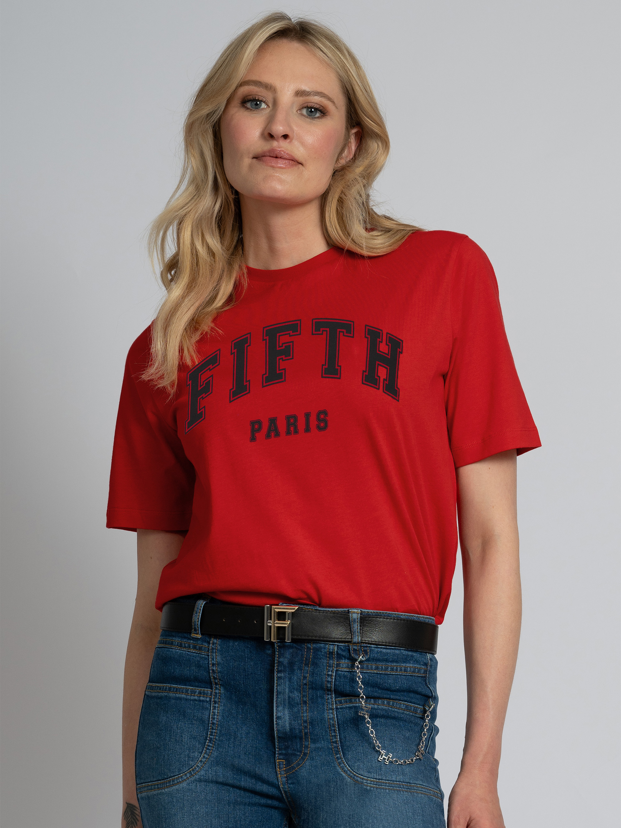 Loose T-shirt with FH logo
