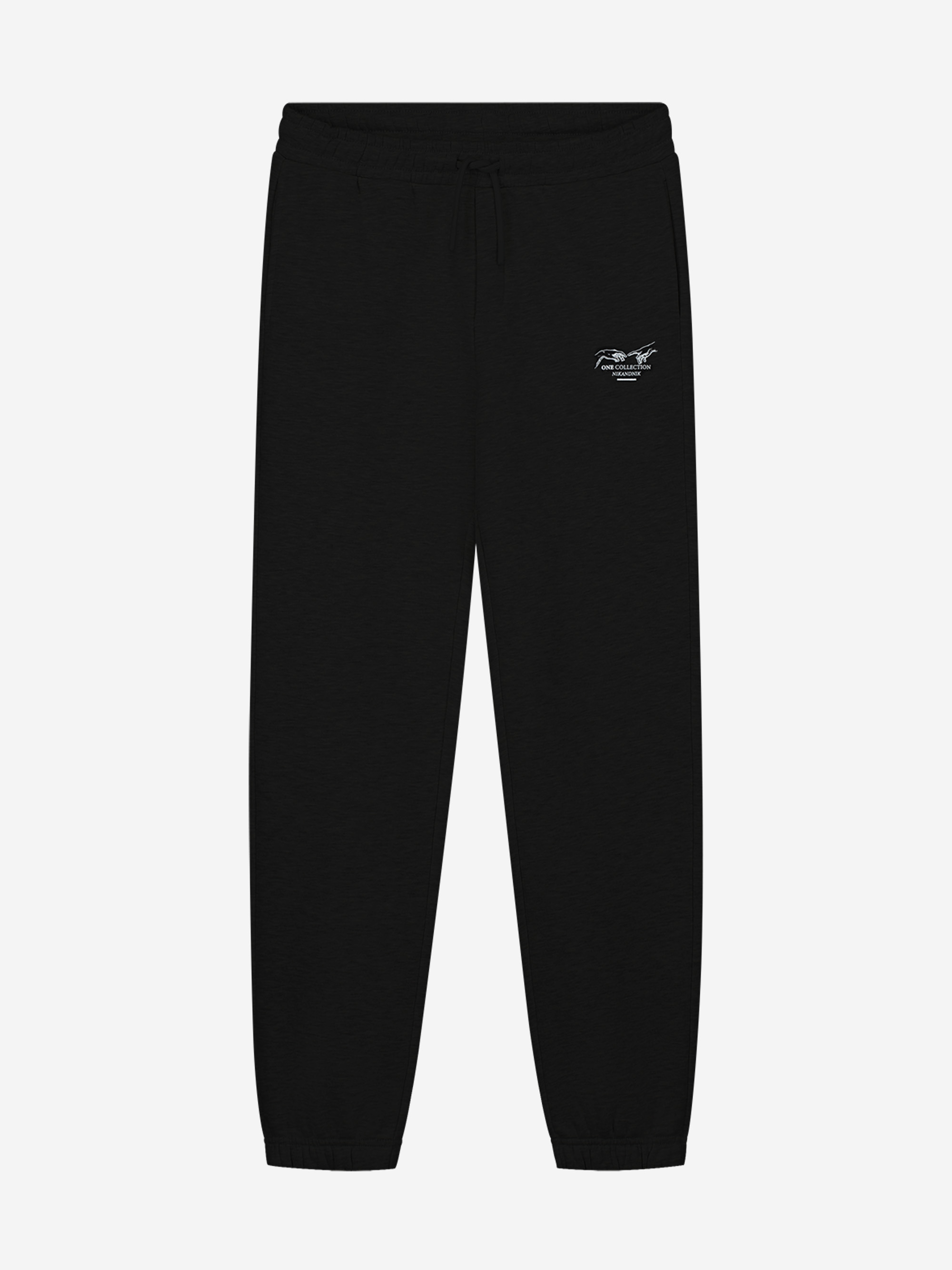 Mid rise sweatpants met graphic print