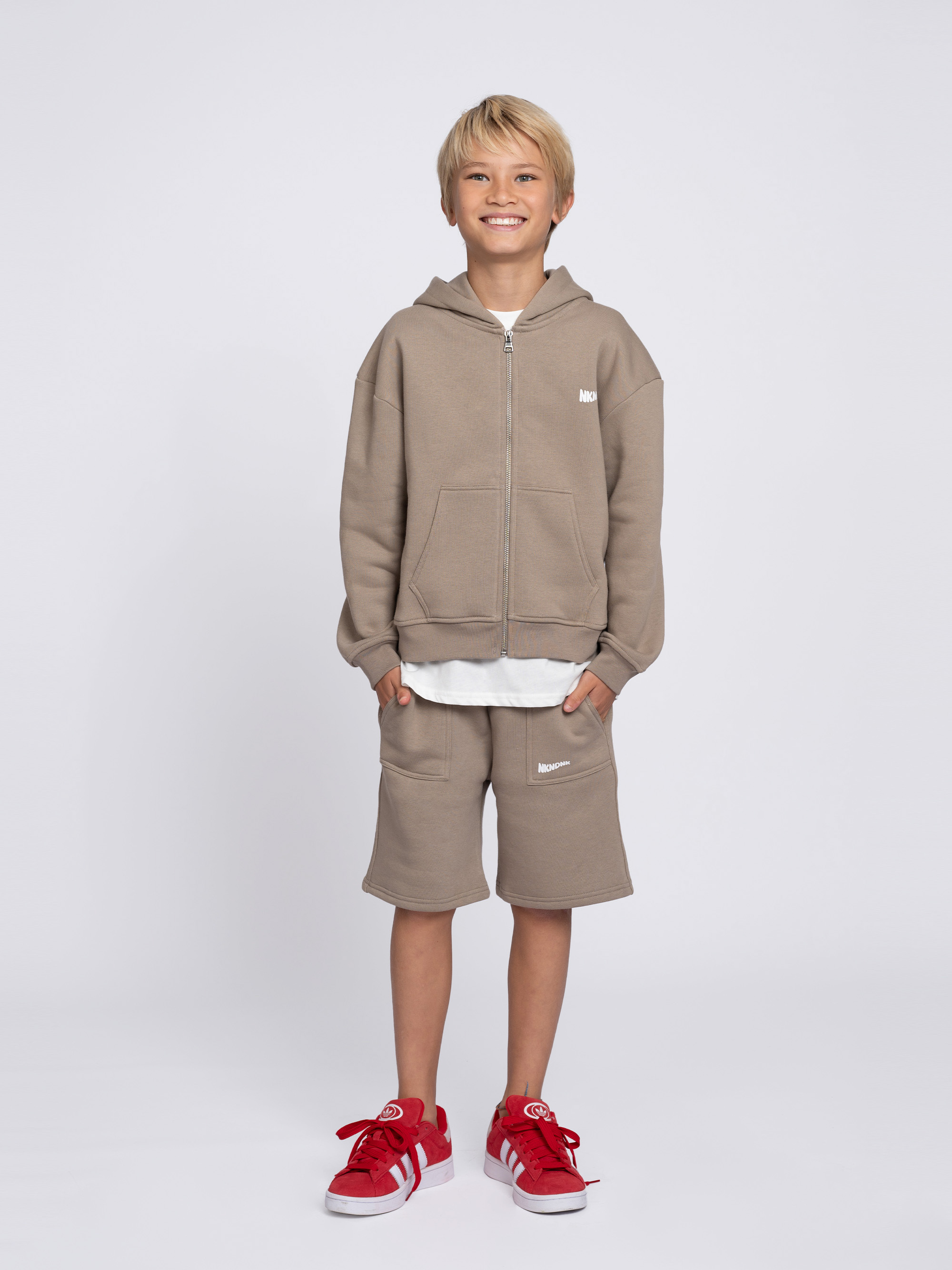 Sweatshort met elastische tailleband