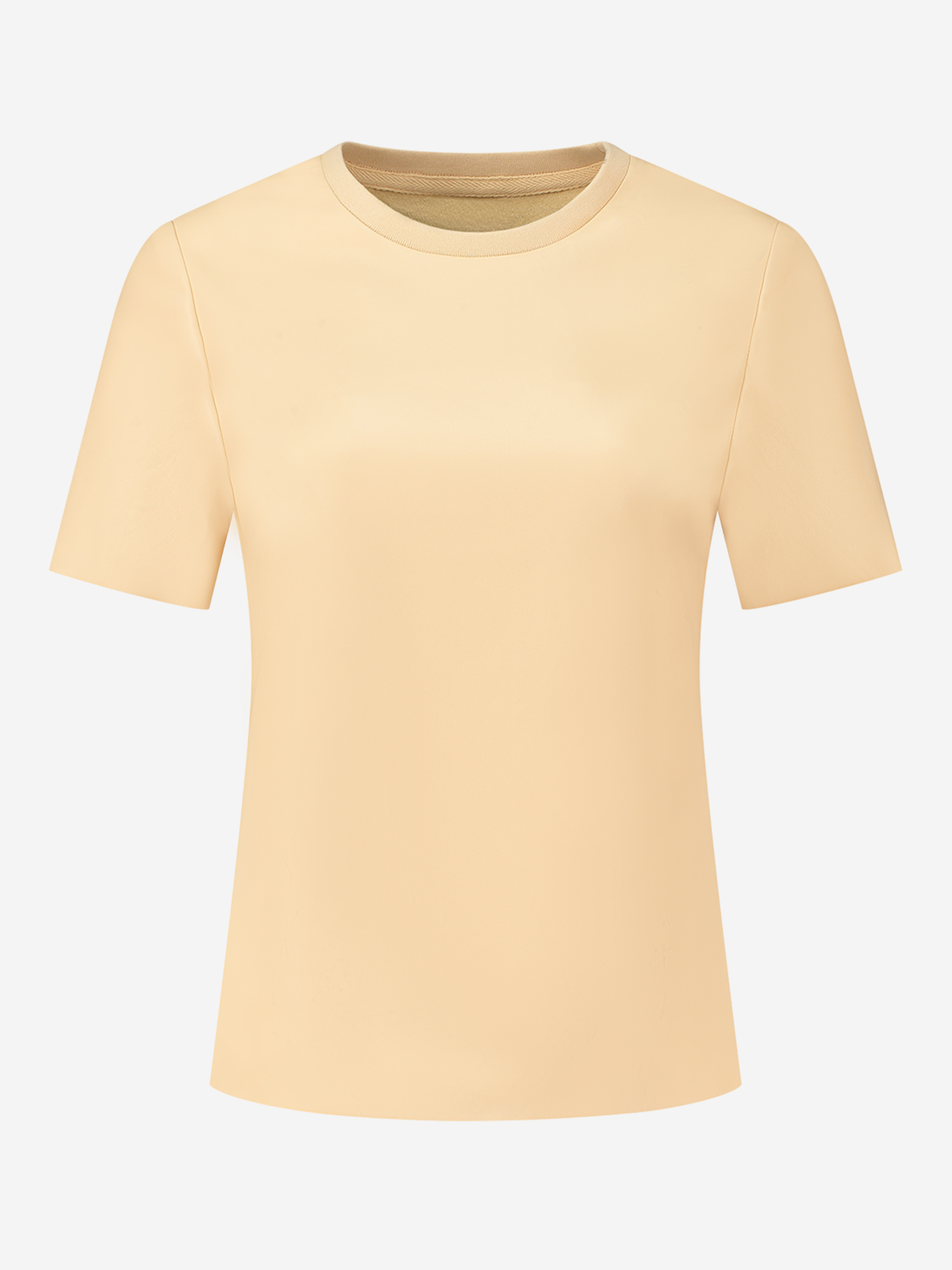 Vegan leather t-shirt 