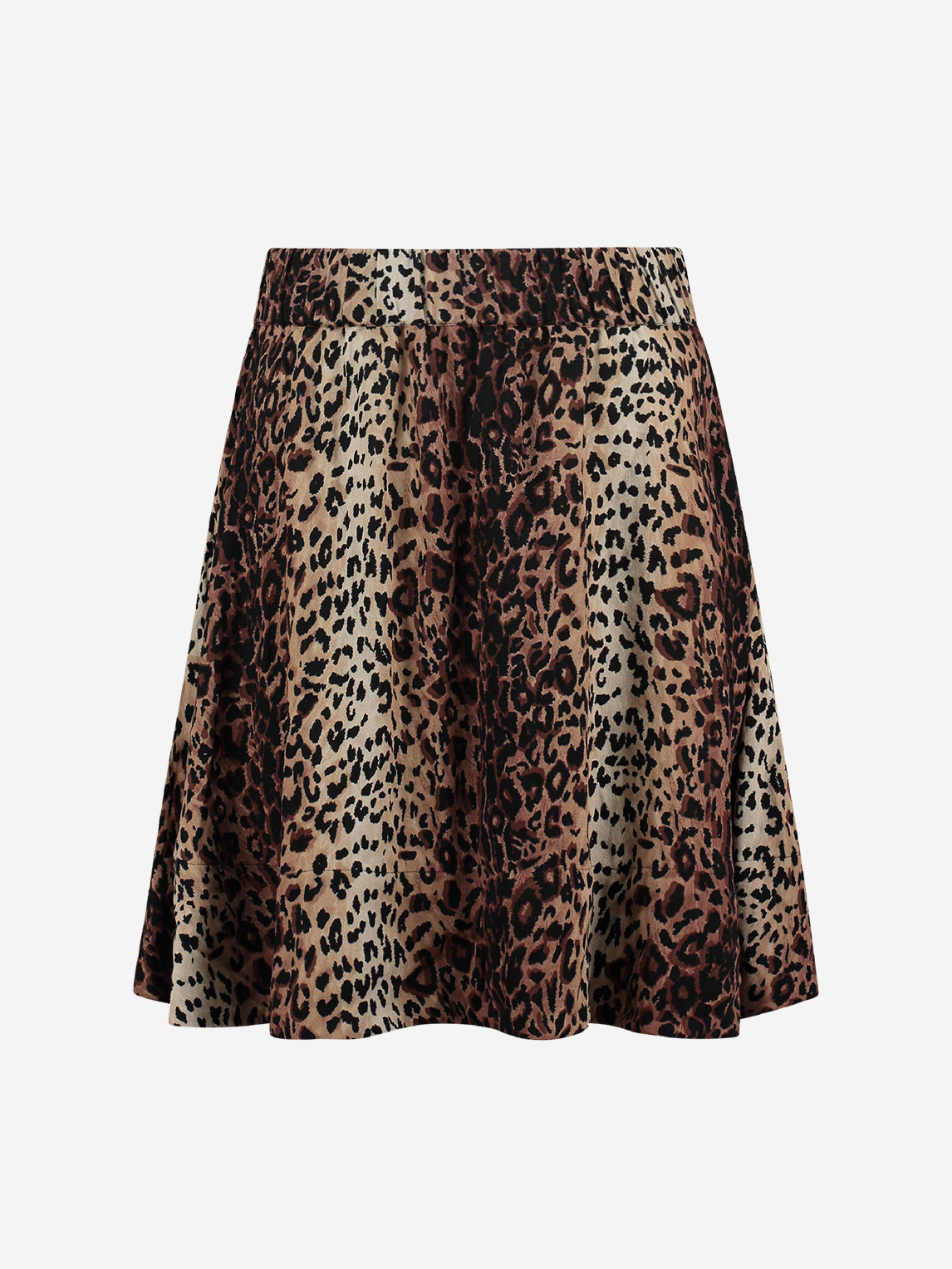 A-line Skirt with leopard print 