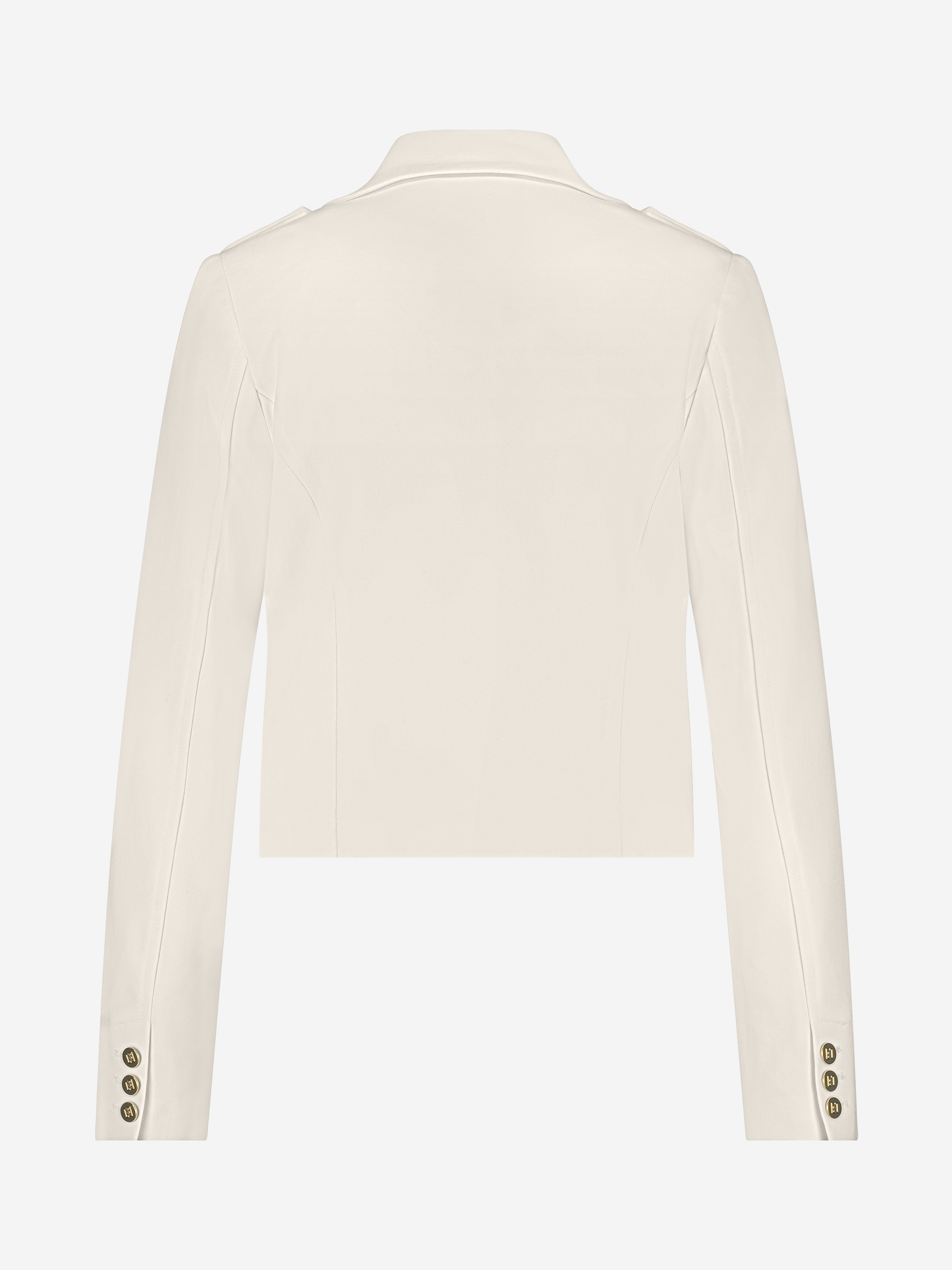 Short blazer with N-buttons