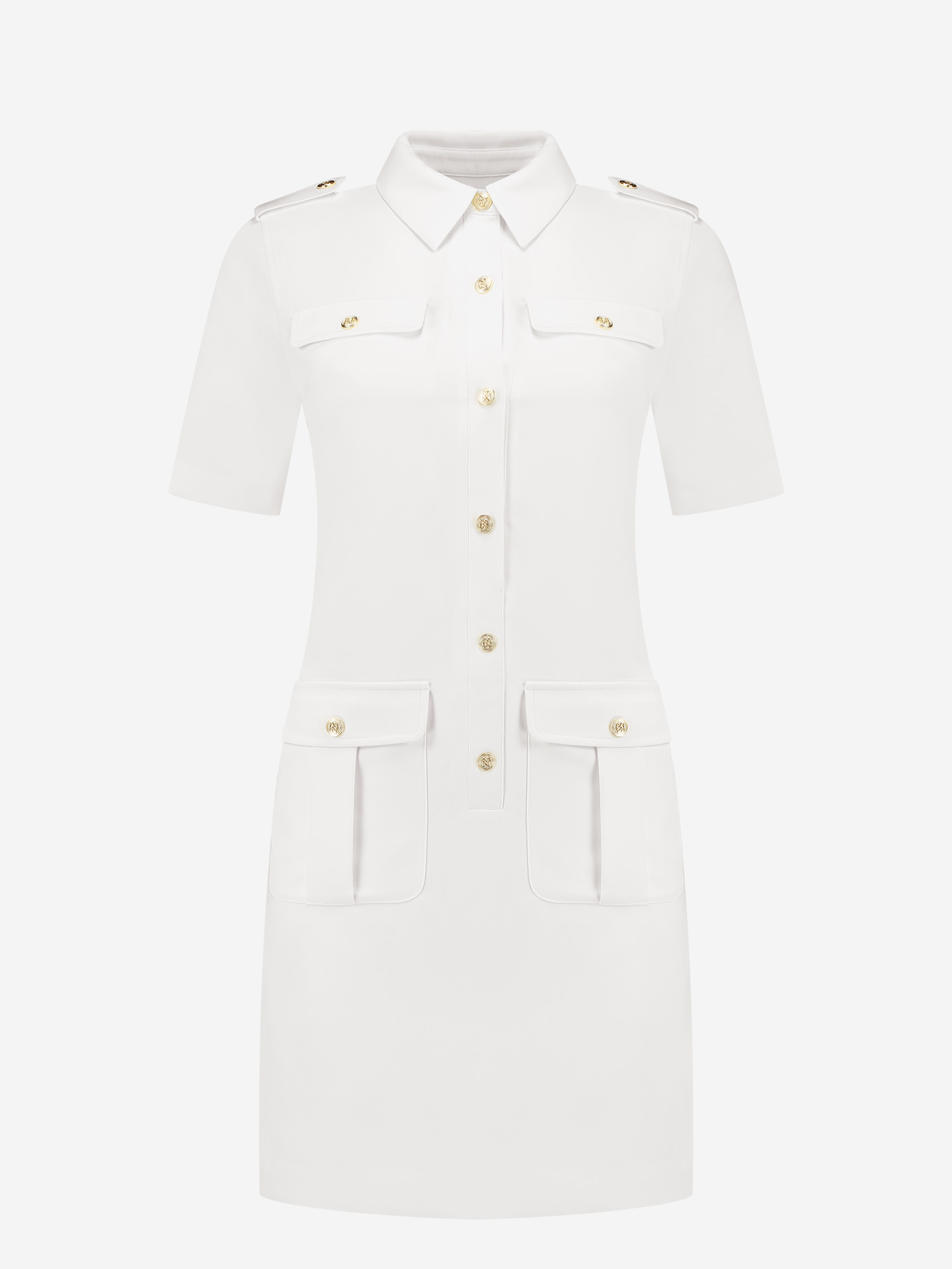 Dress with buttons 