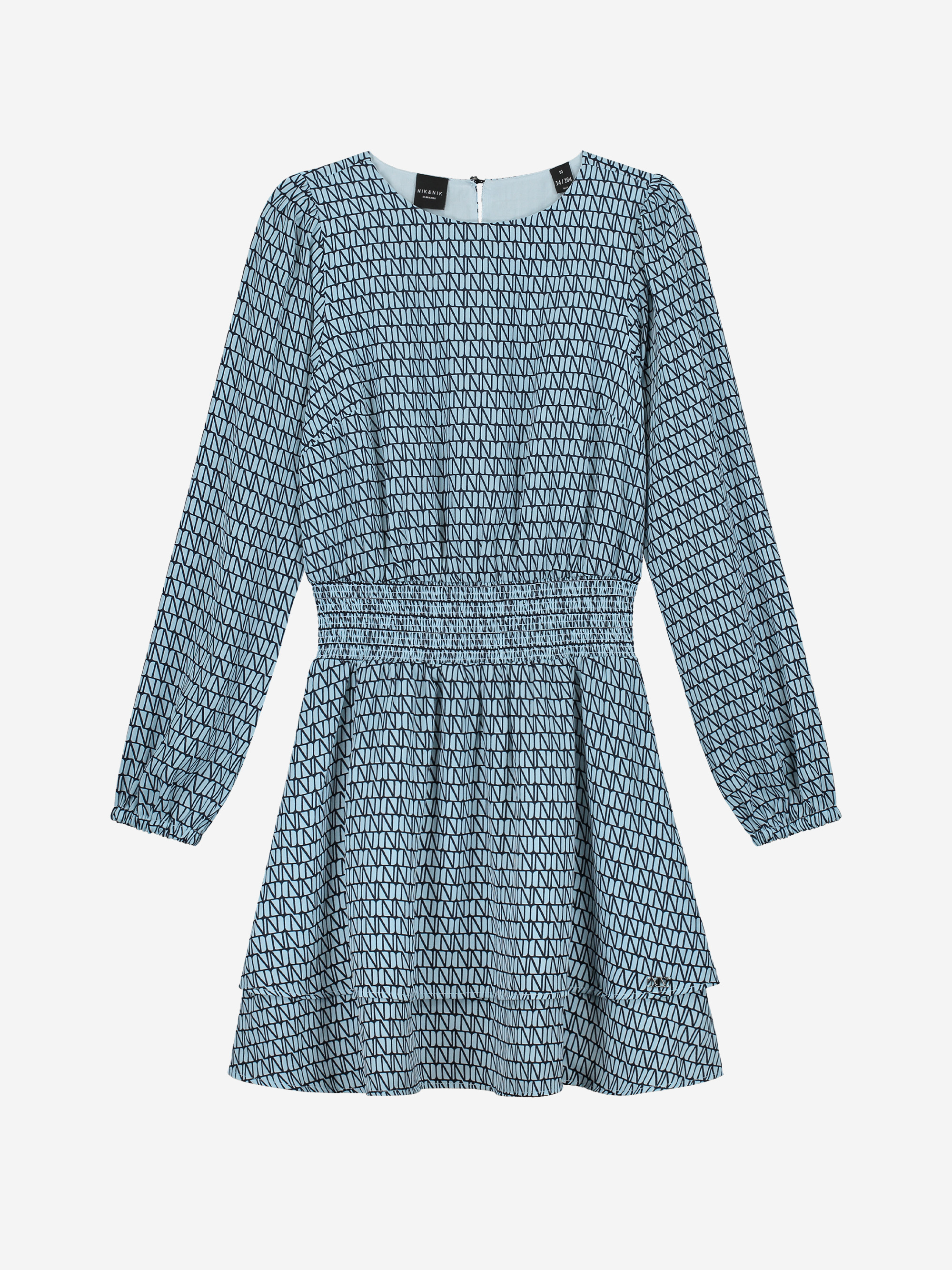 Jurk met NN-logo print