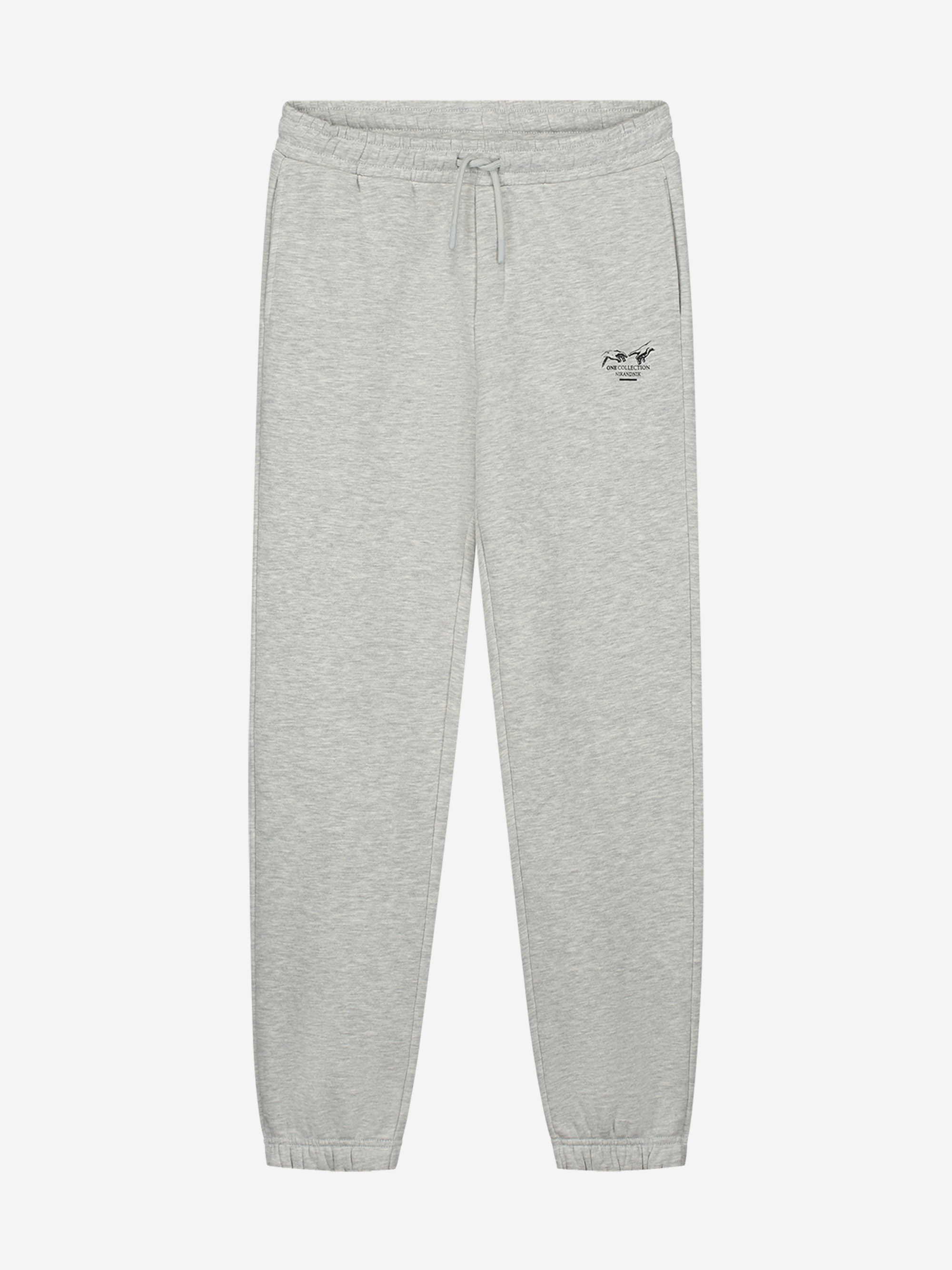 Mid rise sweatpants met graphic print