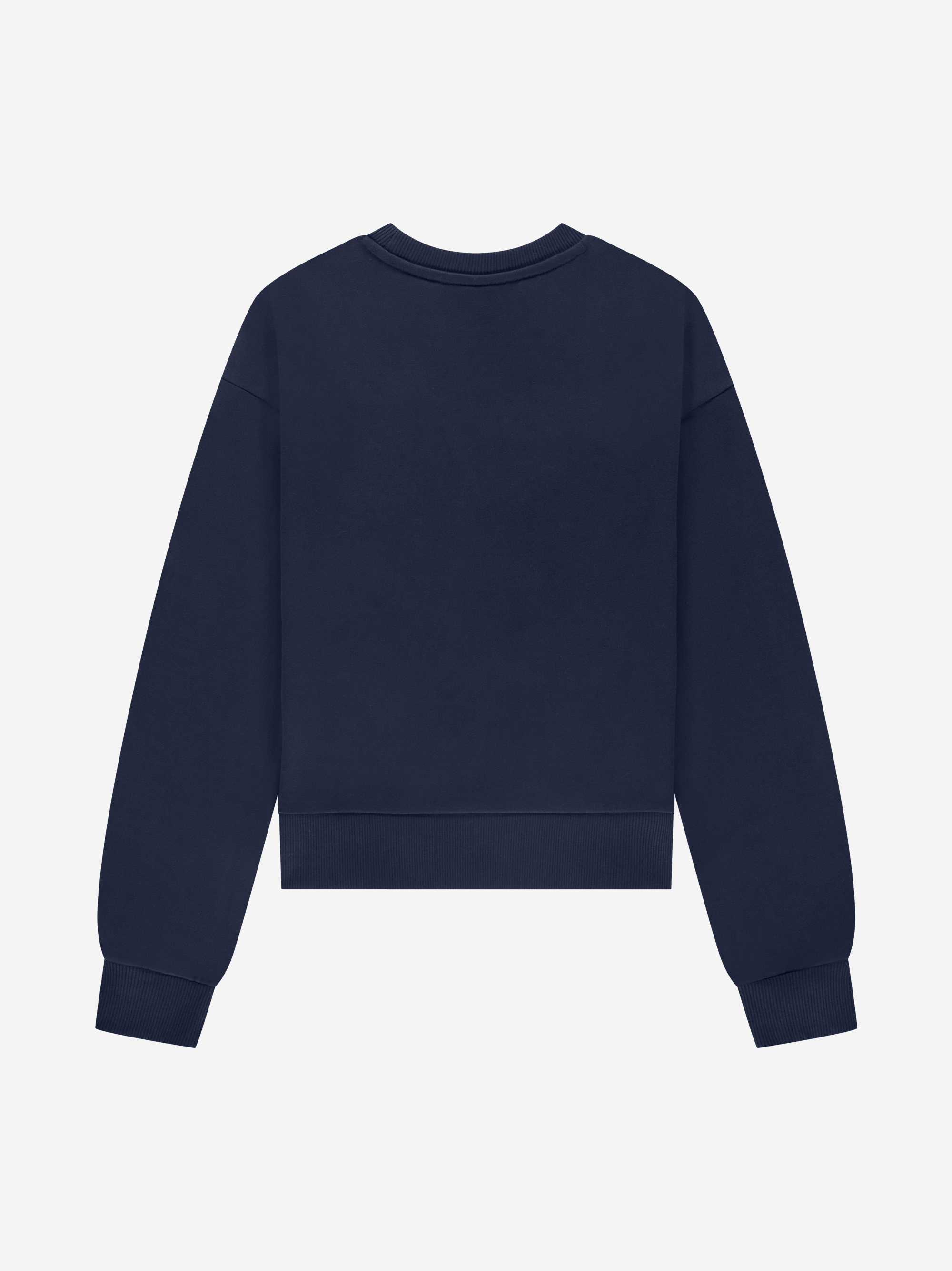 Sweater met geborduurde tekst