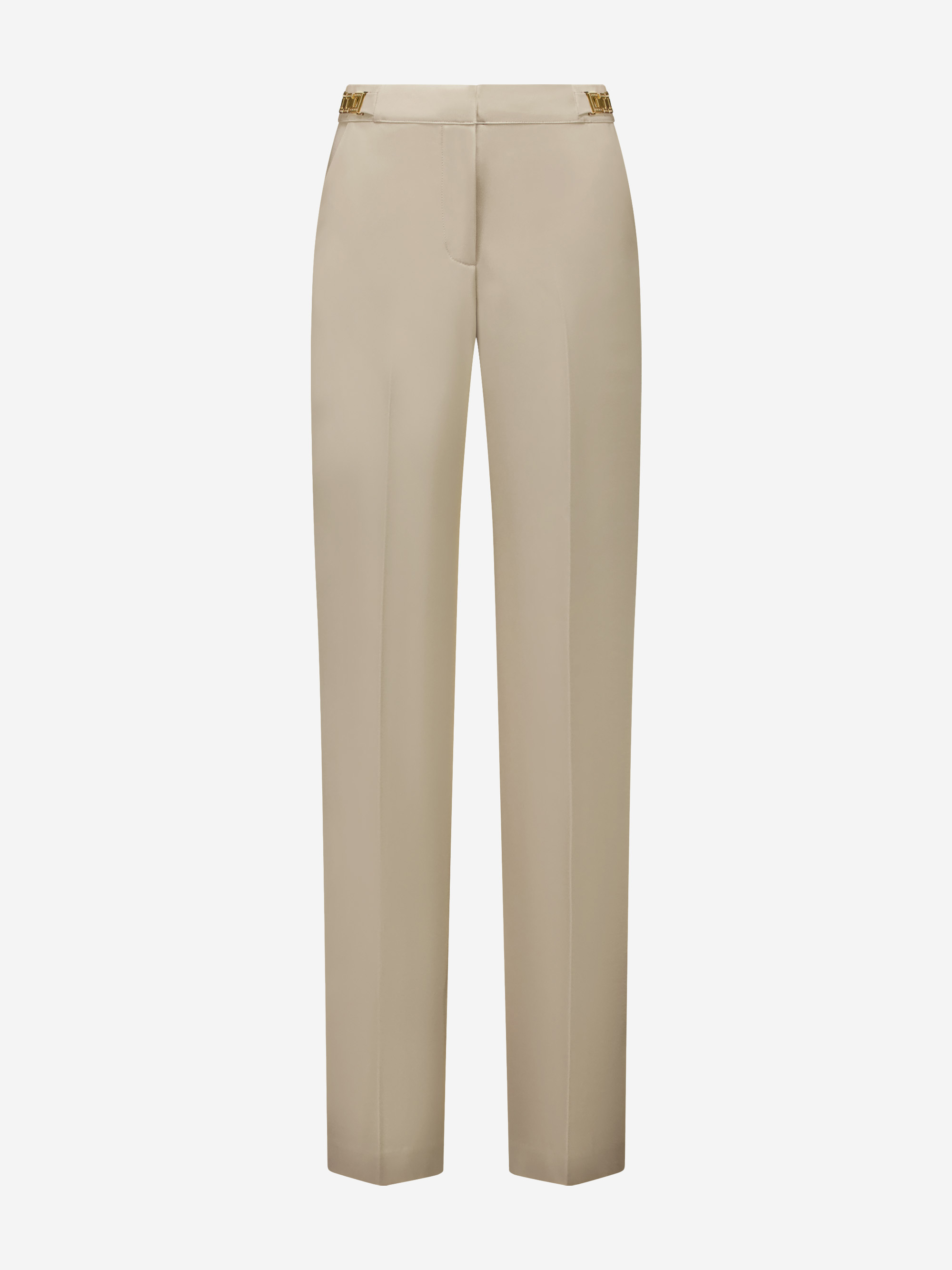 Pants with chain detail